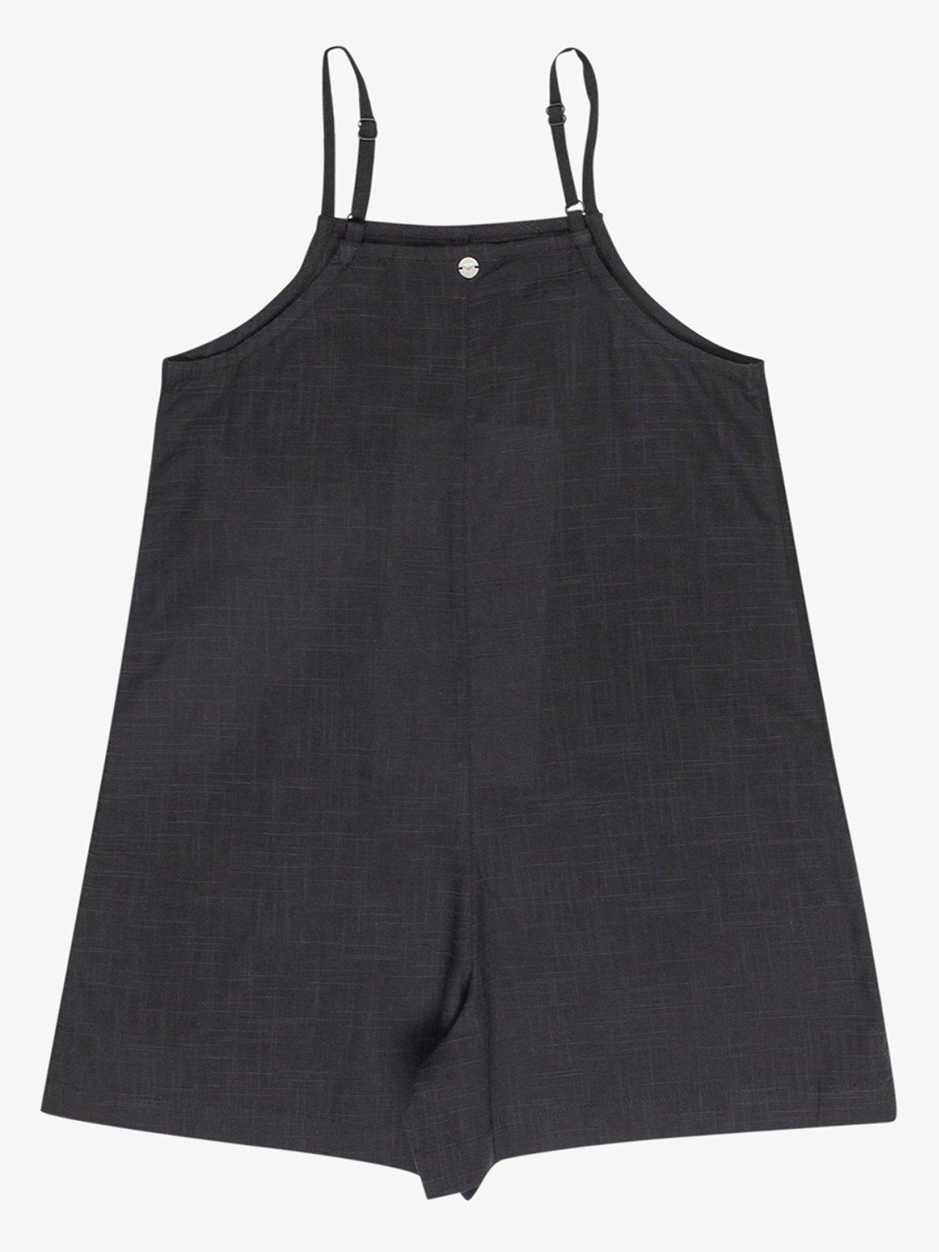 Image 2 of 3 of Roxy Girls Lavender Haze Girl Playsuit All-In-One - Black