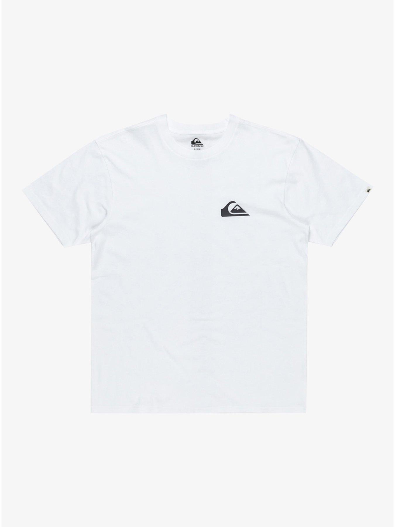 undefined Mens Everyday Mini Logo Short Sleeve Tee - White
