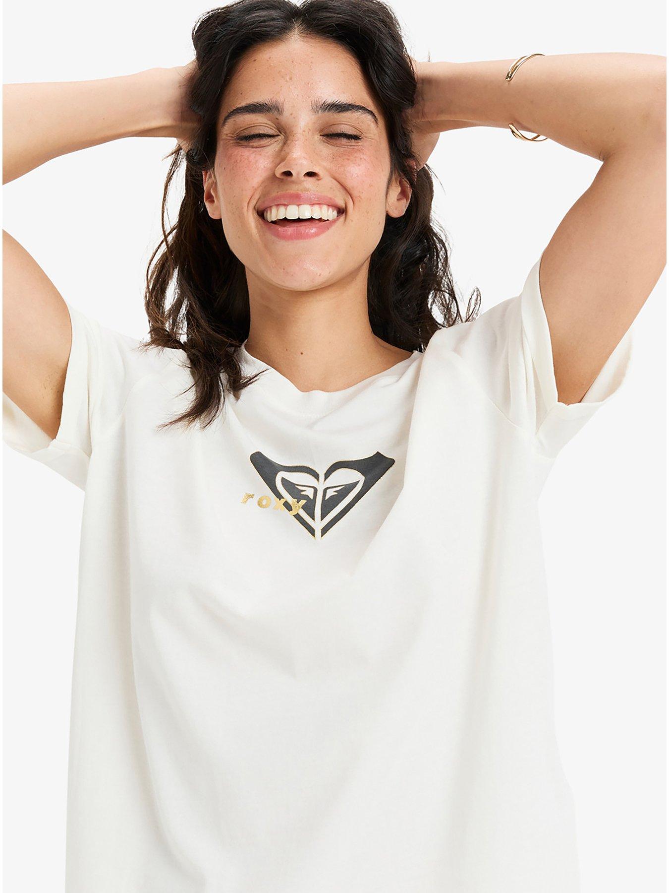 undefined Womens Oceanregular Corpo Short Sleeve Top - White