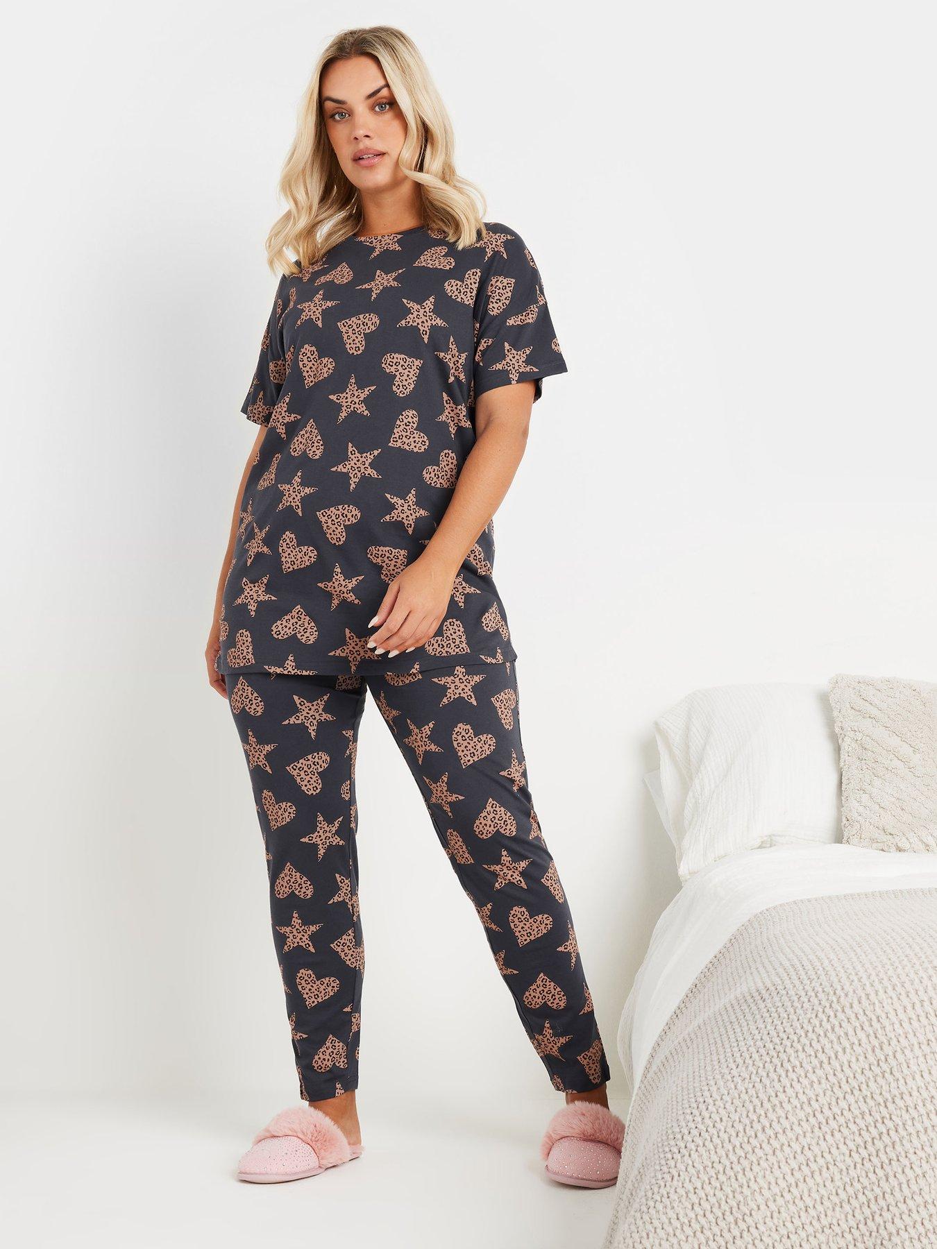 undefined Curve Animal Hearts And Stars Pj Set