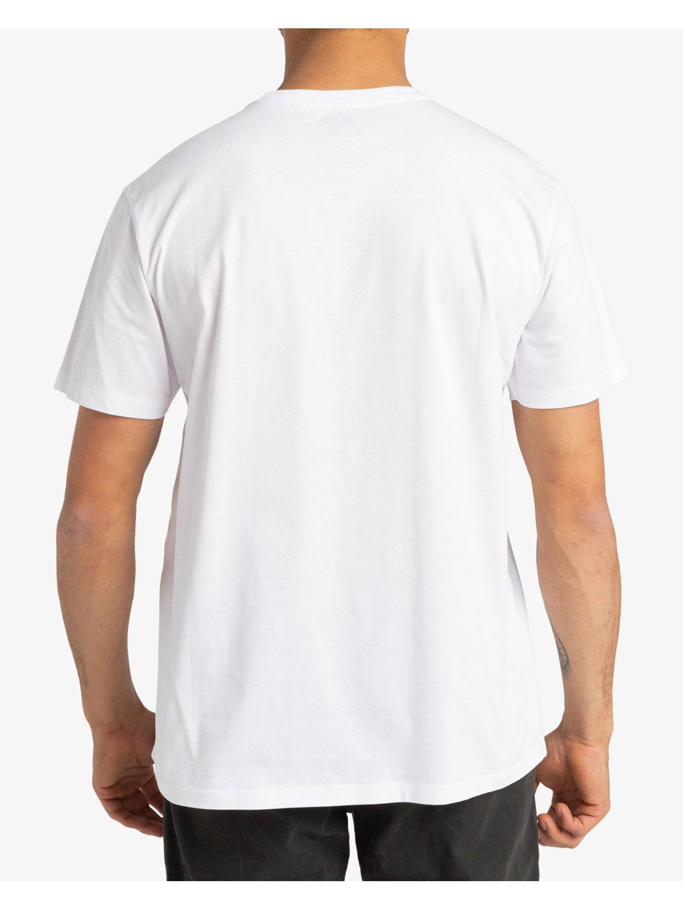 Image 2 of 6 of Billabong Mens Arch Crew Short Sleeve Tee - White