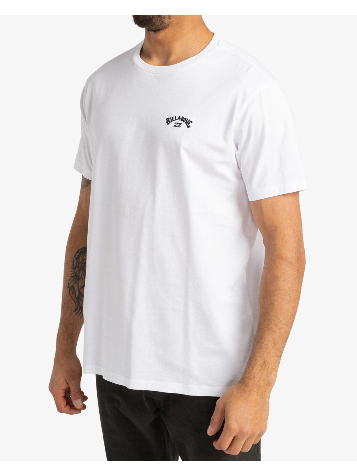 Image 3 of 6 of Billabong Mens Arch Crew Short Sleeve Tee - White