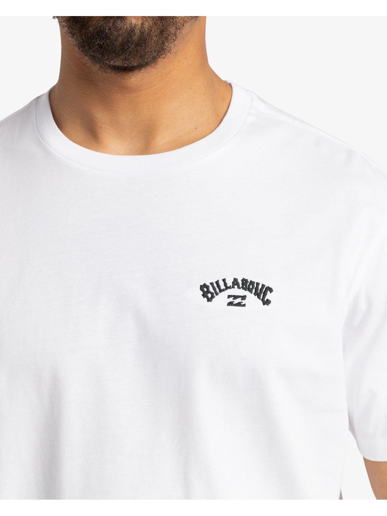 Image 4 of 6 of Billabong Mens Arch Crew Short Sleeve Tee - White