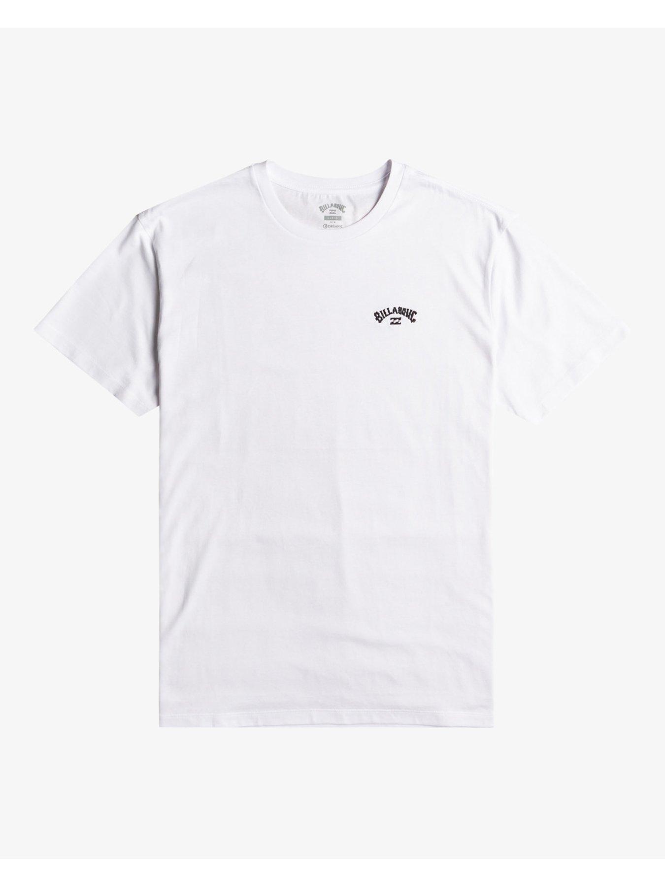 Image 5 of 6 of Billabong Mens Arch Crew Short Sleeve Tee - White