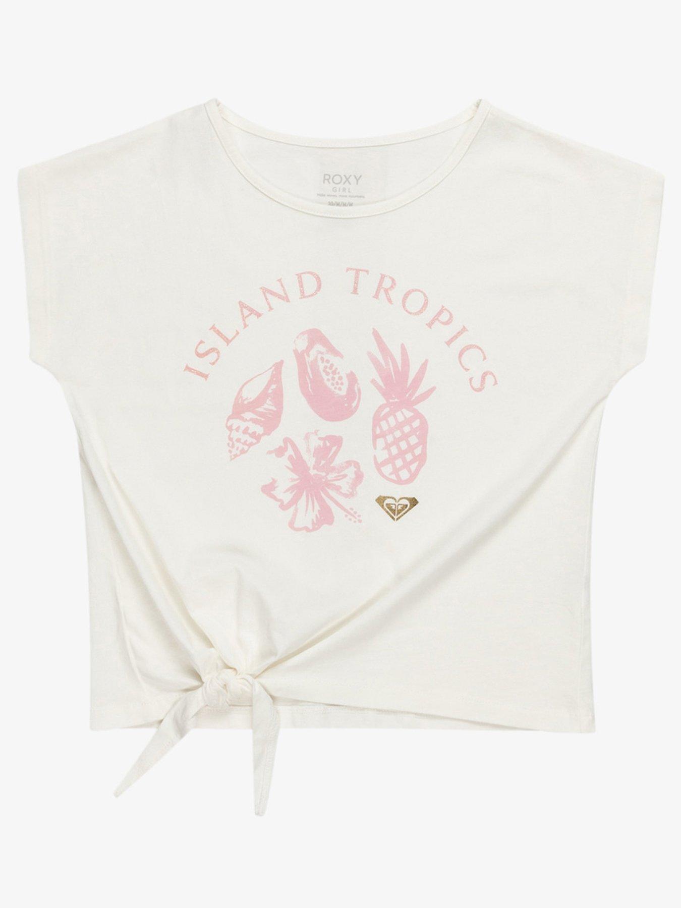 undefined Girls Pura Playa Short Sleeve Top - White