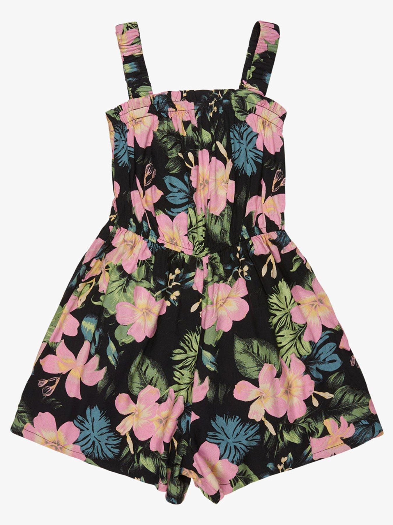 undefined Girls Playa Baby Printed Playsuit All-in-One - Black
