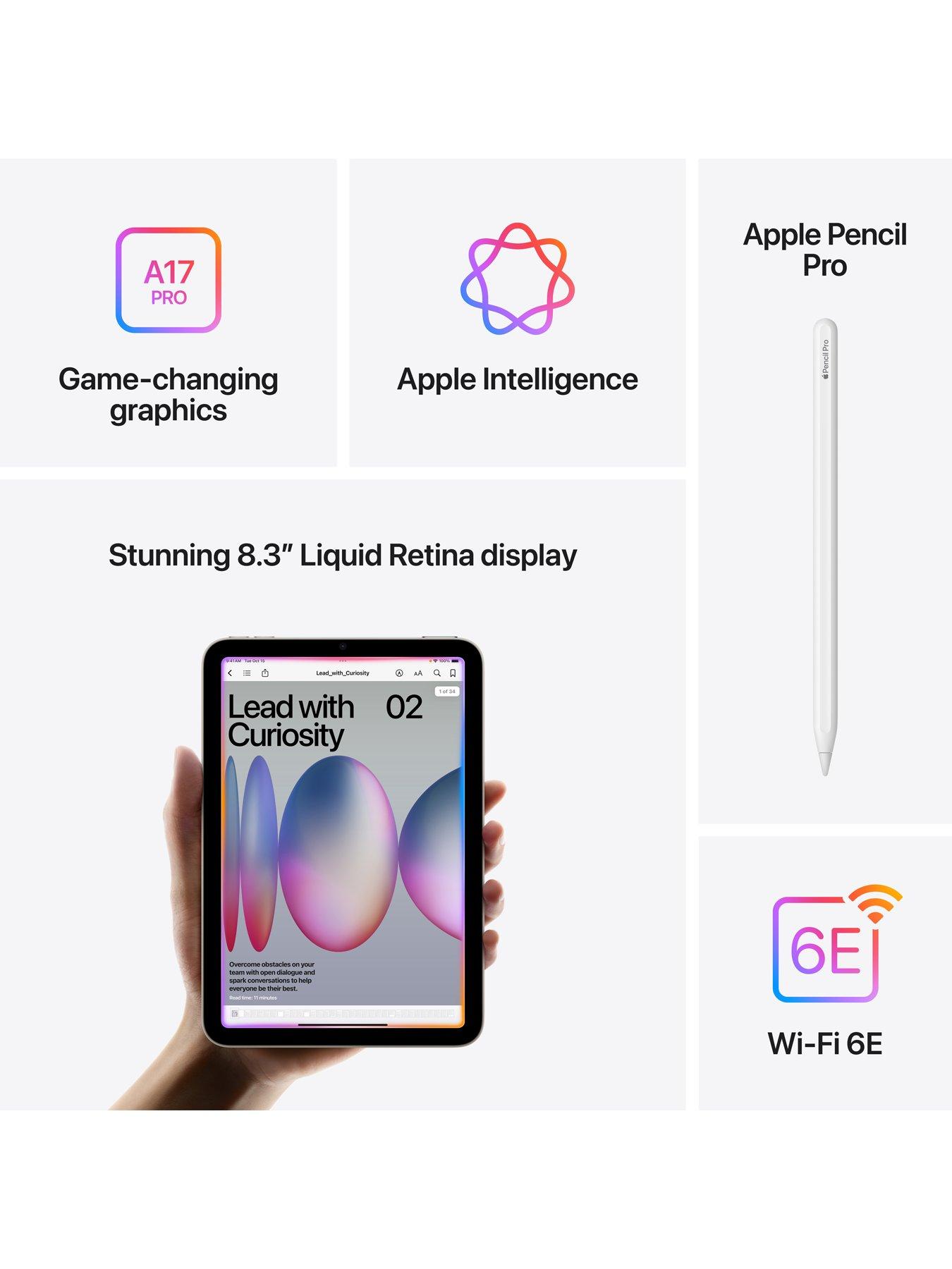 Image 5 of 7 of Apple iPad mini (7th Gen, A17 Pro, 2024) 512Gb, Wi-Fi - Starlight