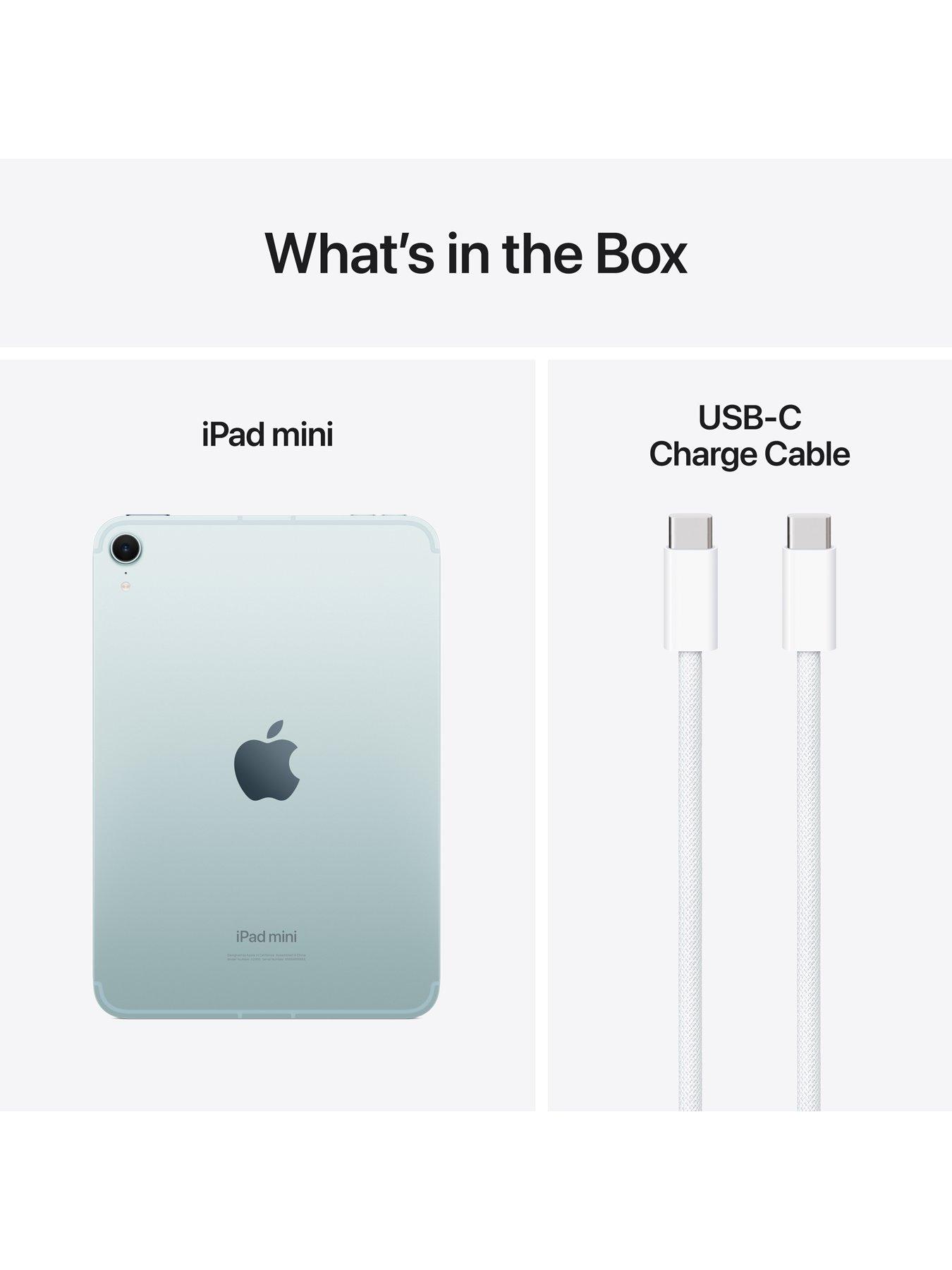 Image 7 of 7 of Apple iPad mini (7th Gen, A17 Pro, 2024) 512Gb, Wi-Fi &amp; Cellular - Blue