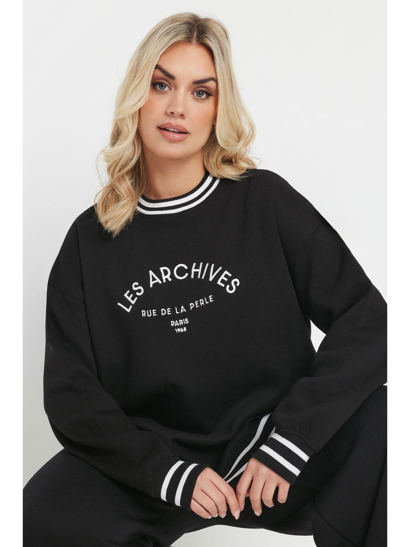  image of yours-curve-les-archives-sweatshirt-black