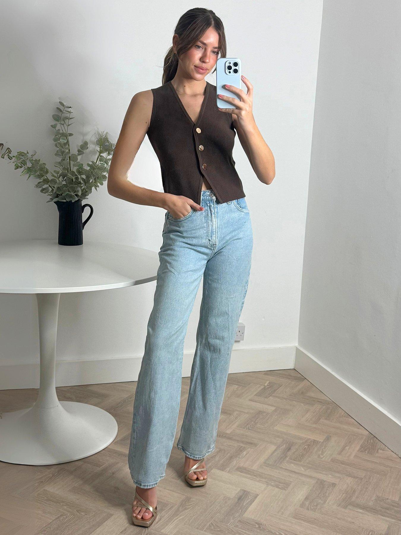 undefined Knitted Waistcoat - Brown
