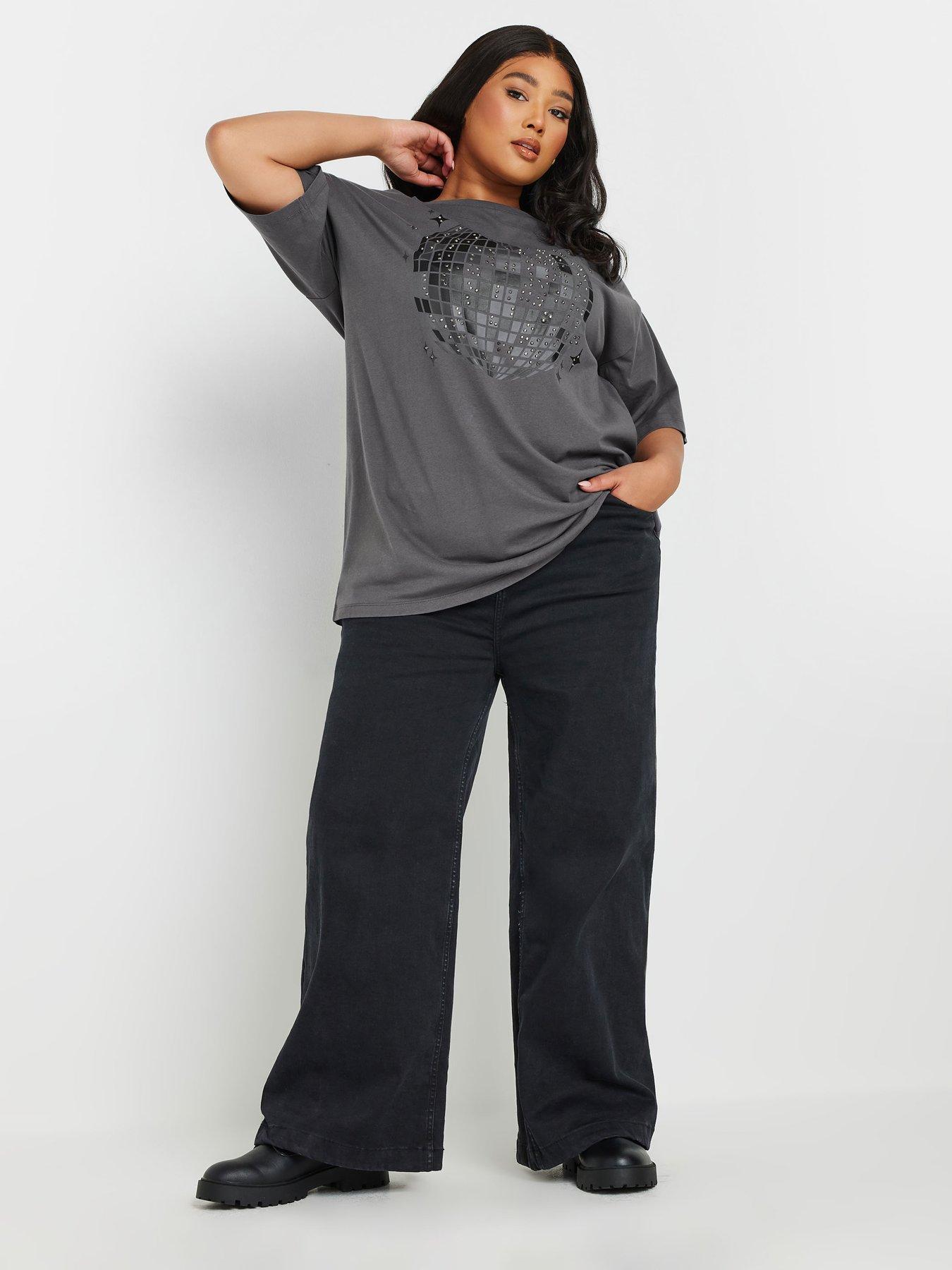  image of yours-curve-disco-ball-placement-print-t-shirt