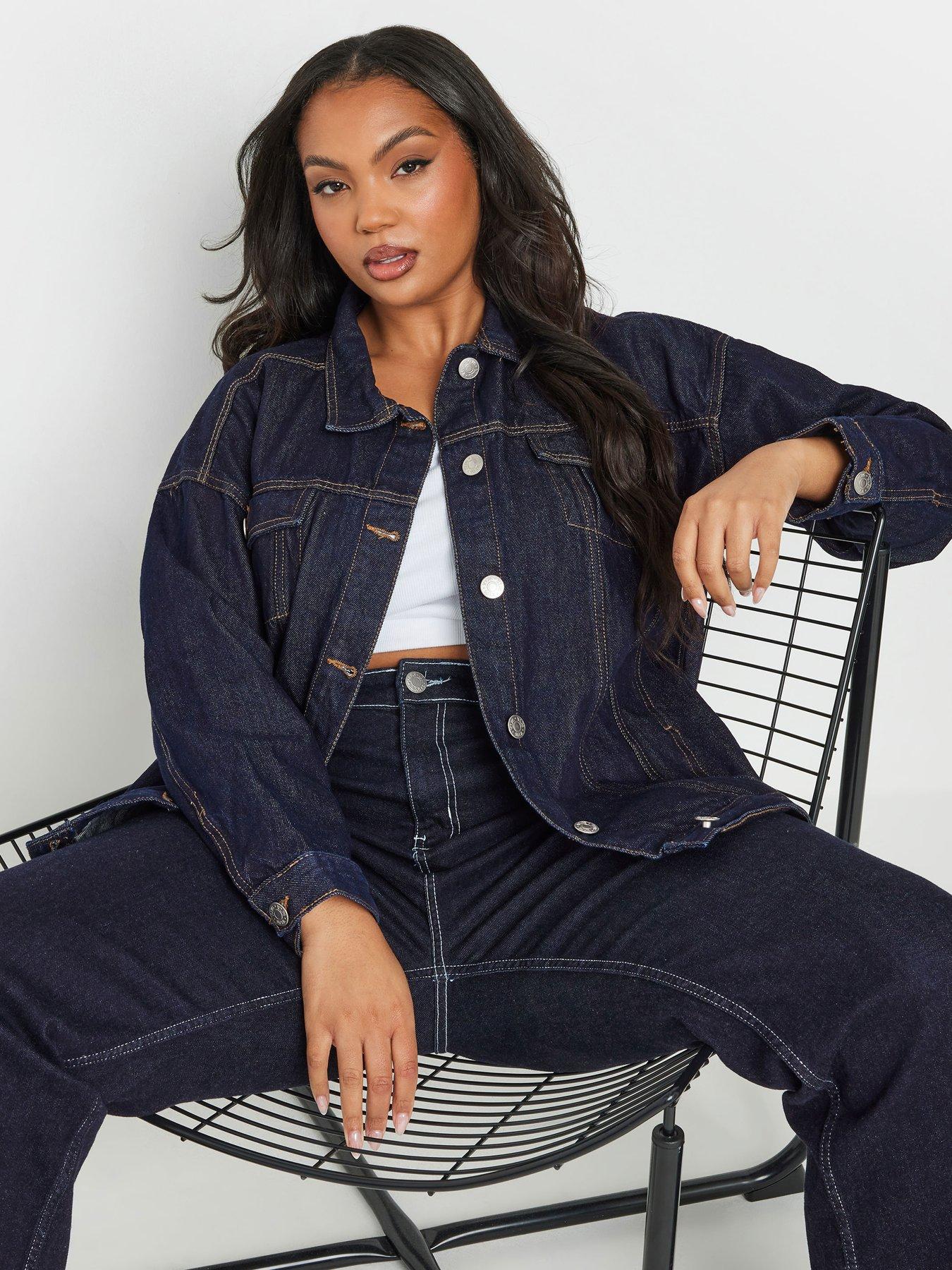 undefined Curve Oversized Denim Jacket