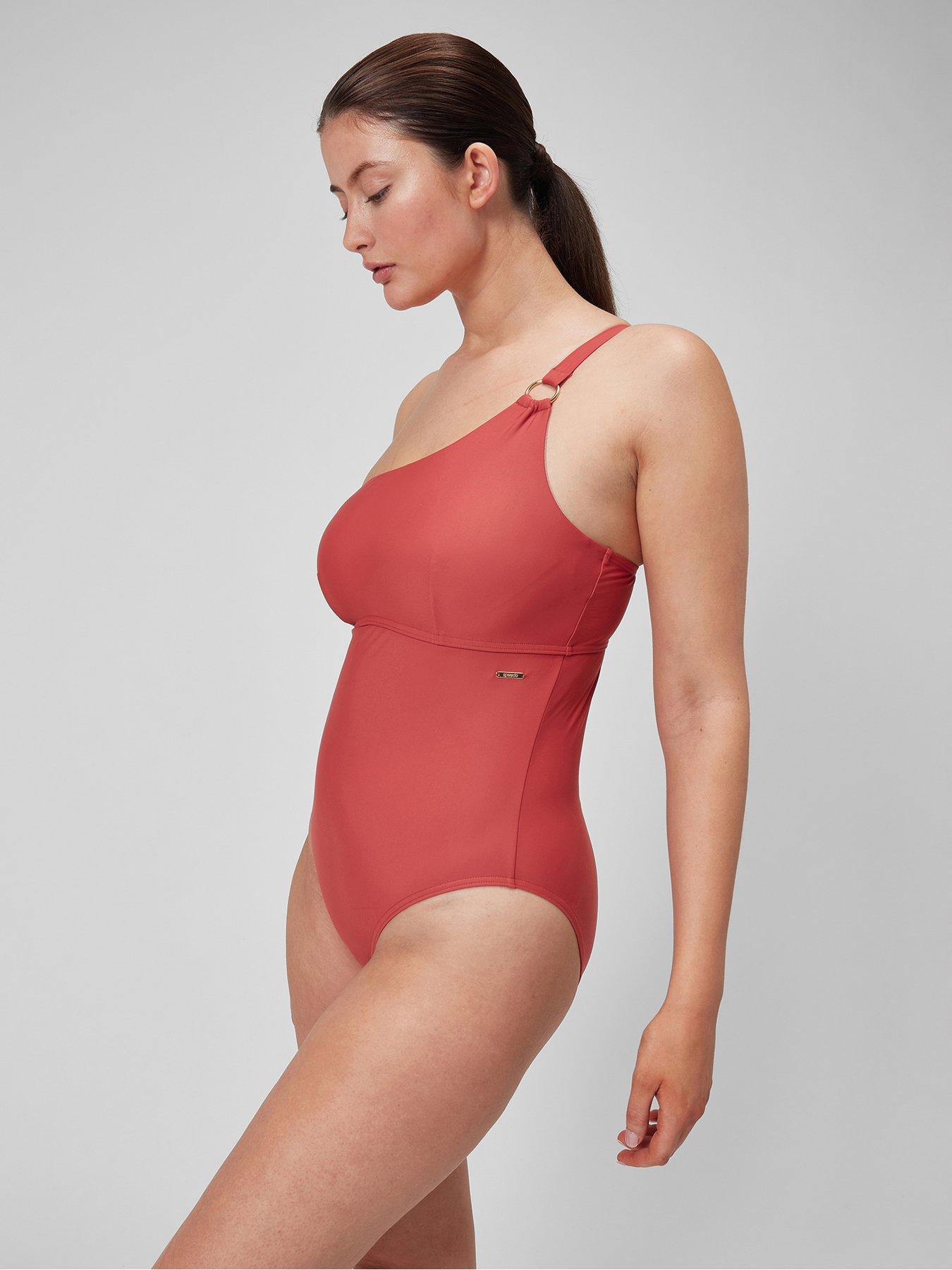 speedo-womens-shaping-asymmetric-swimsuit-brown