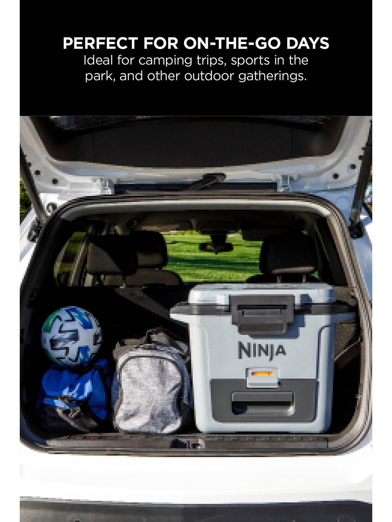  image of ninja-frostvault-30qt28l-hard-cooler-with-dry-zone-slate-grey-fb131ukgy