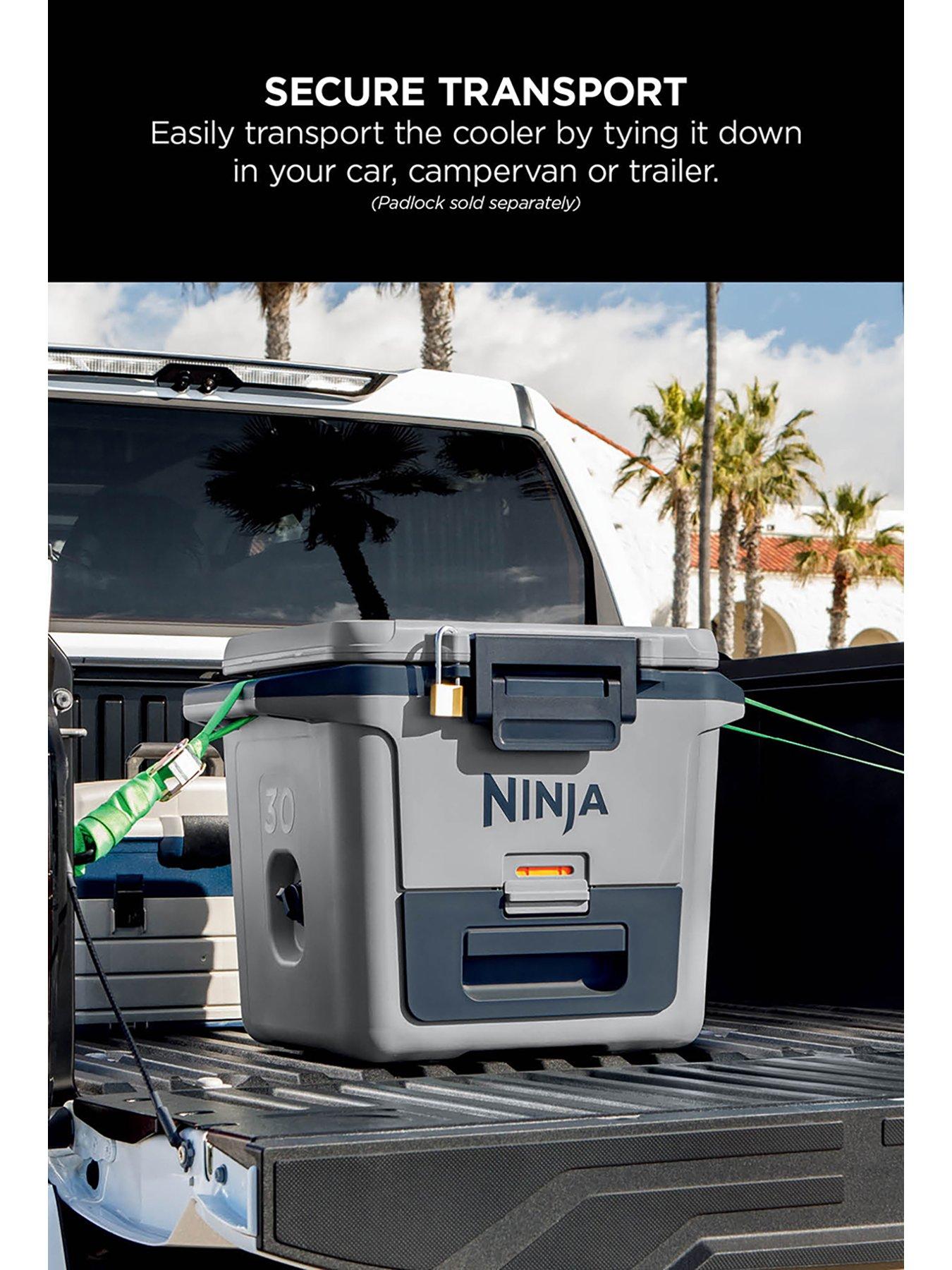  image of ninja-frostvault-30qt28l-hard-cooler-with-dry-zone-slate-grey-fb131ukgy