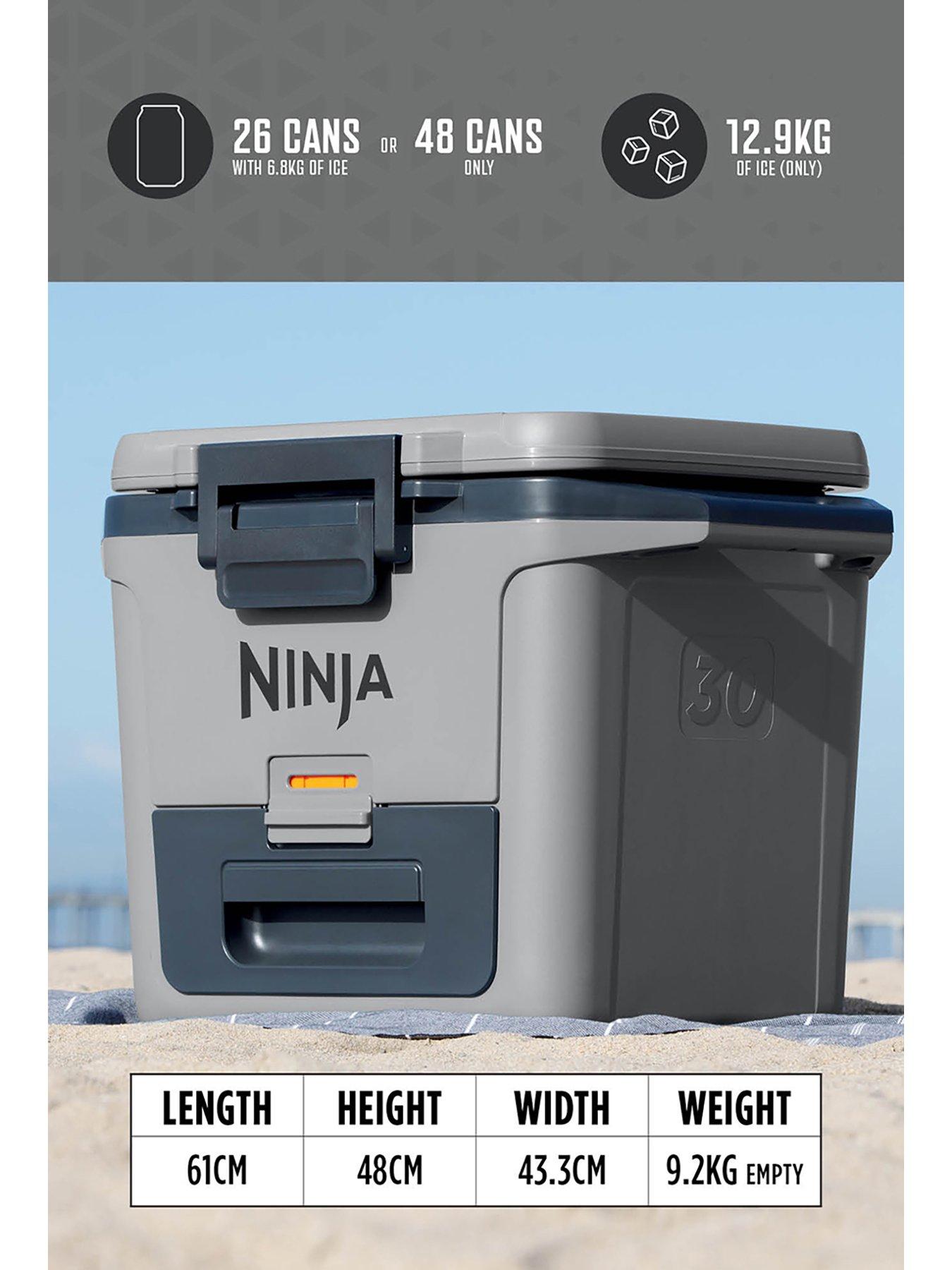  image of ninja-frostvault-30qt28l-hard-cooler-with-dry-zone-slate-grey-fb131ukgy