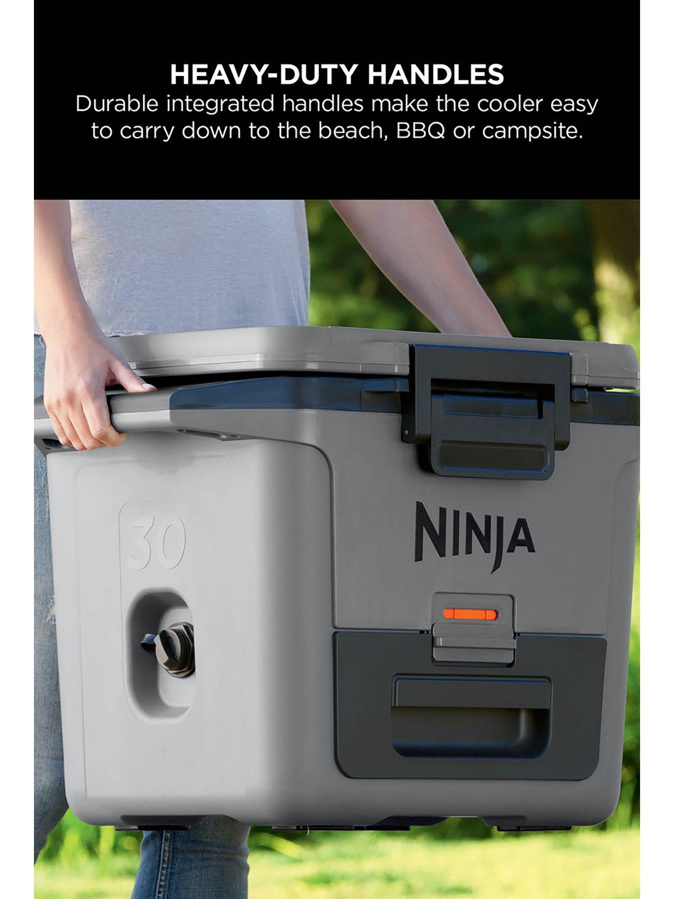  image of ninja-frostvault-30qt28l-hard-cooler-with-dry-zone-slate-grey-fb131ukgy