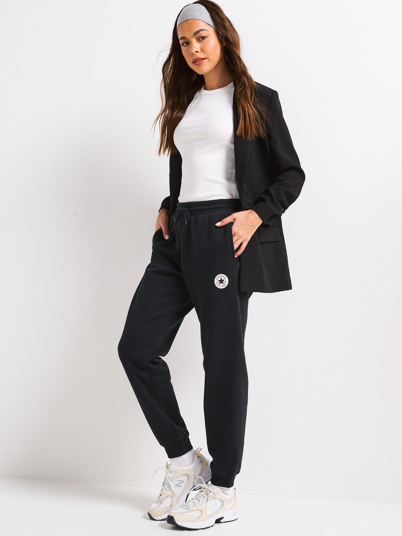  image of converse-womens-core-chuck-patch-jog-pant-black