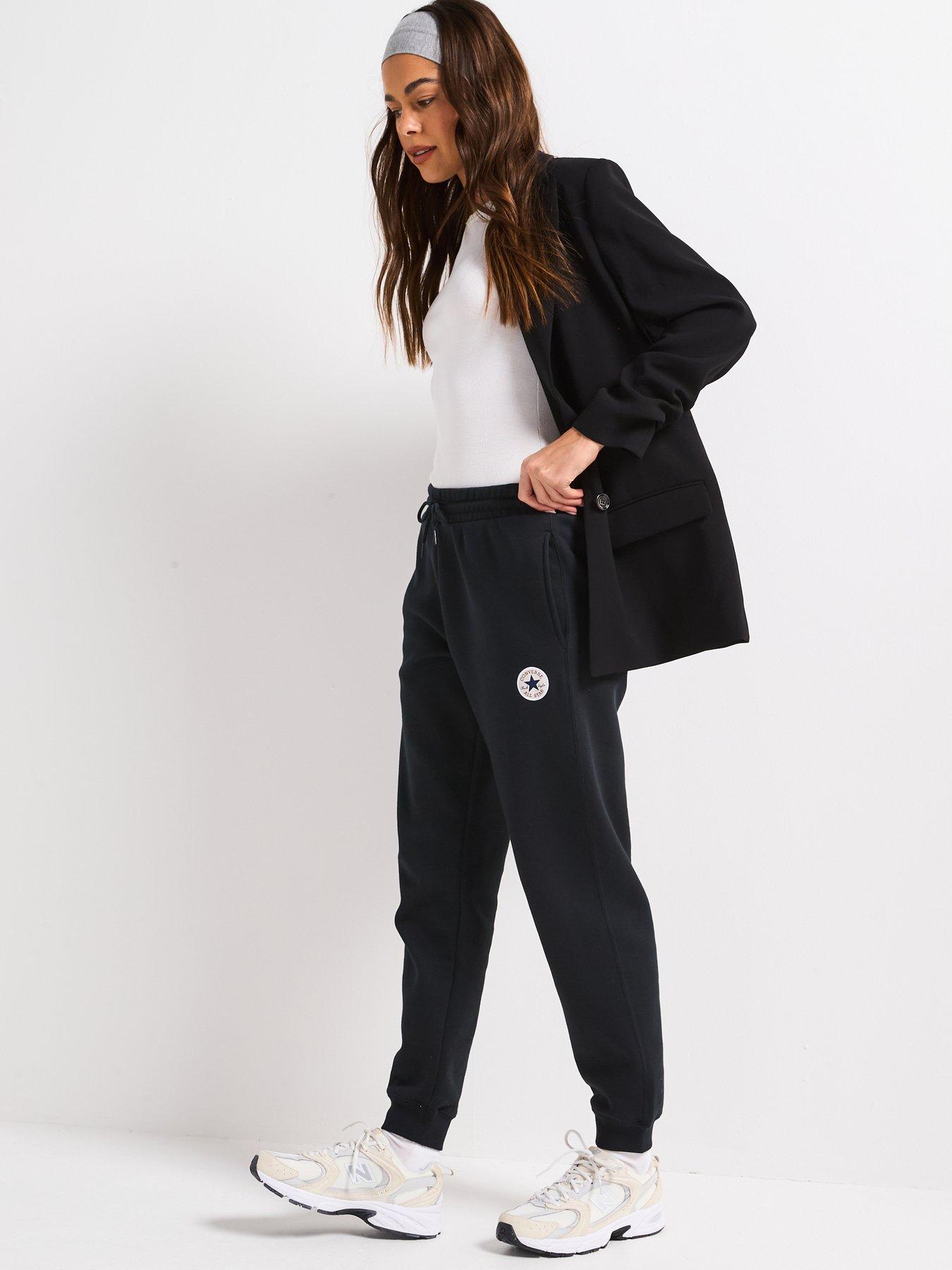  image of converse-womens-core-chuck-patch-jog-pant-black