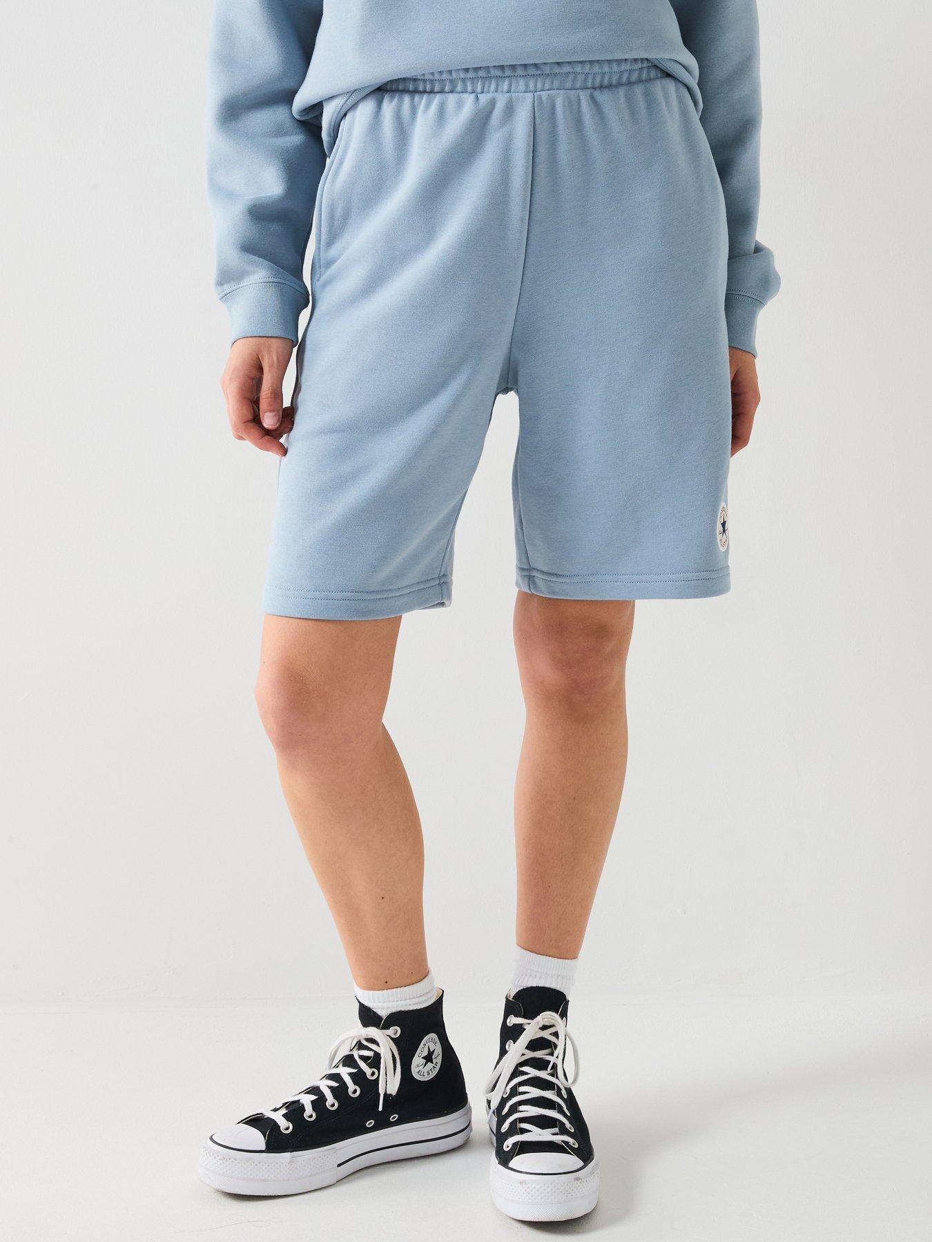 undefined Womens Standard Fit Core Chuck Patch Shorts - Grey