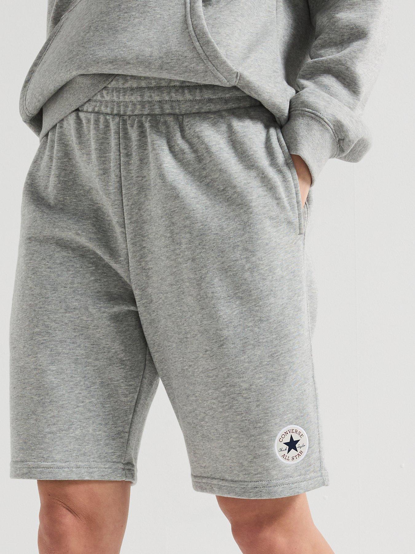 Converse Womens Standard Fit Core Chuck Patch Short Grey