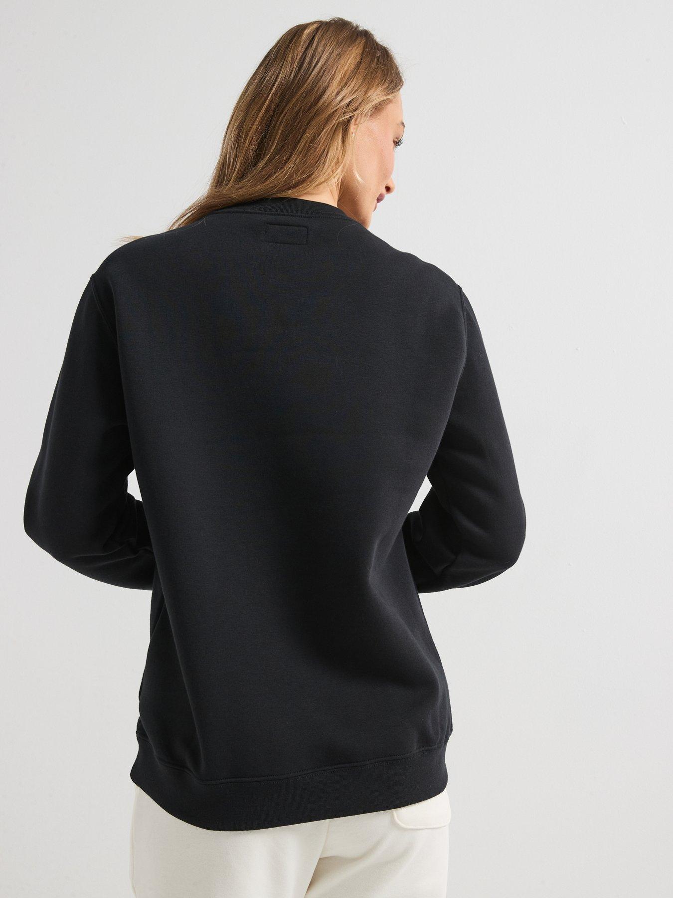  image of converse-womens-chuck-patch-crew-black