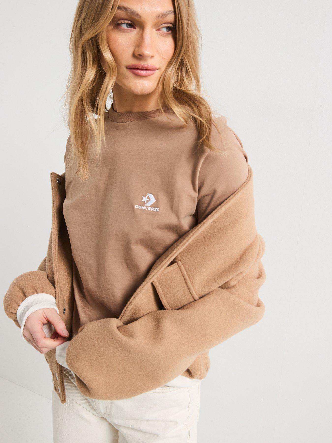 converse-womens-standard-fit-star-chev-tee-beige