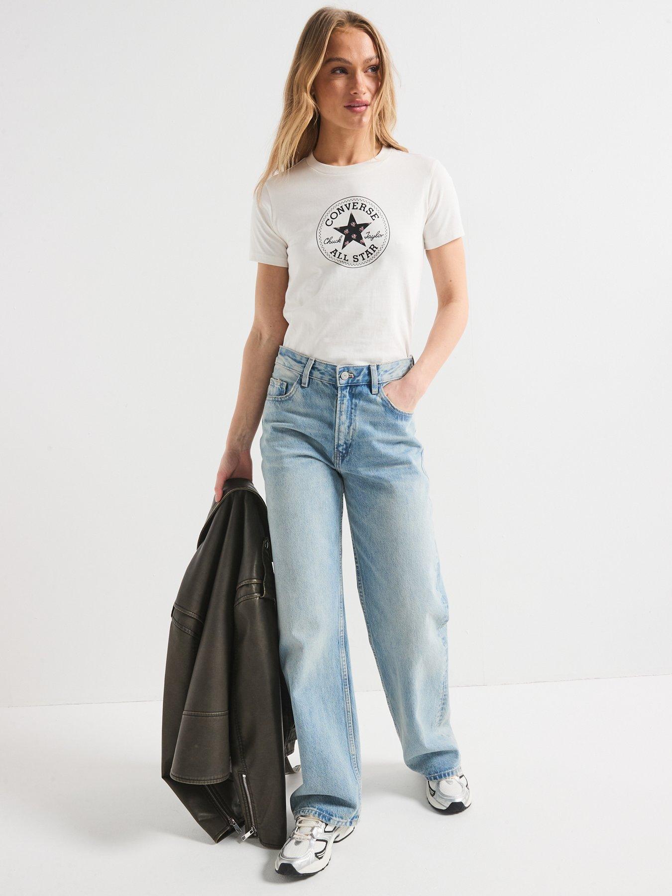  image of converse-womens-chuck-patch-overlay-tee-white