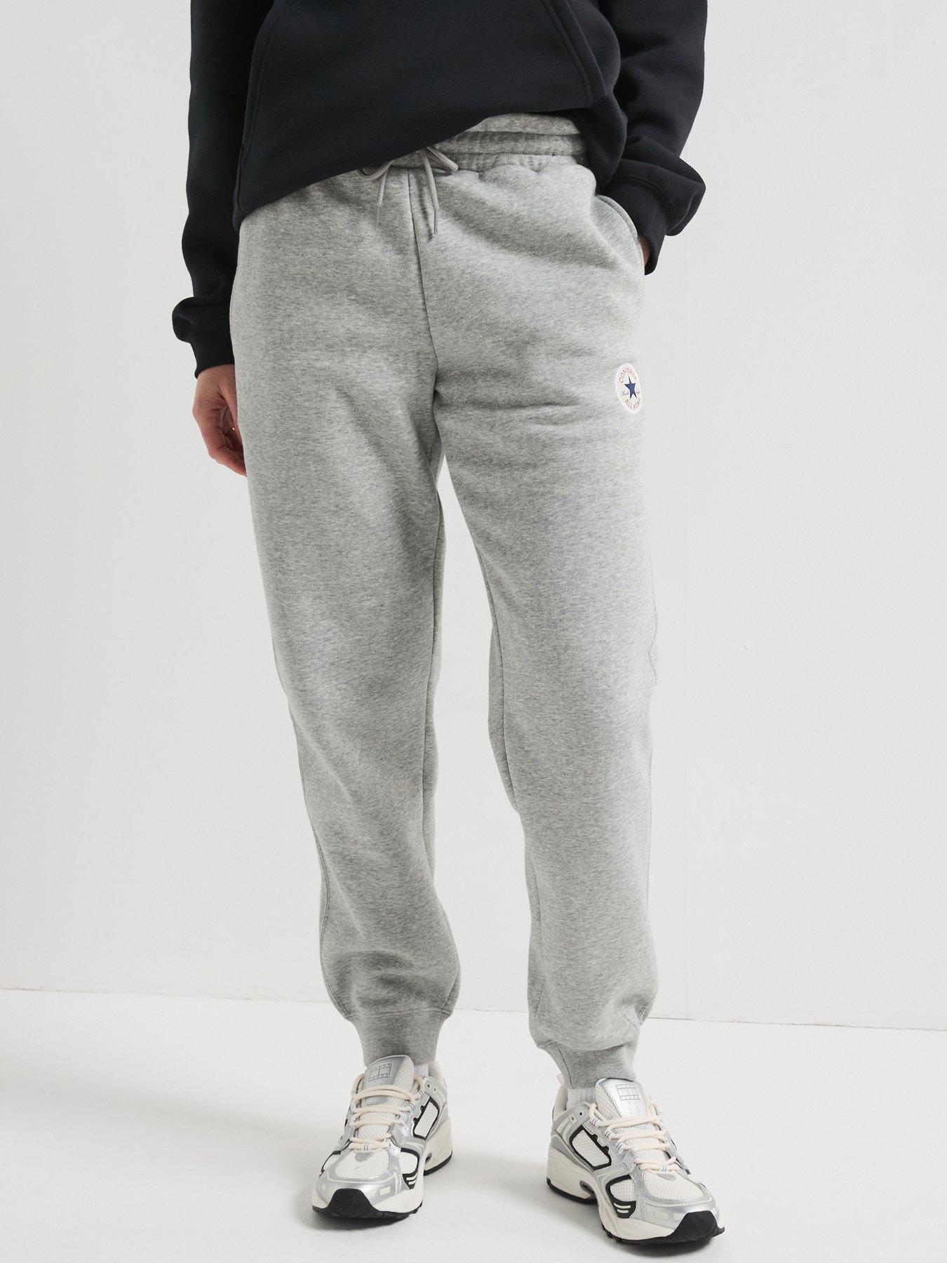 Image 1 of 6 of Converse Womens Standard Fit Core Chuck Patch Pant - Grey