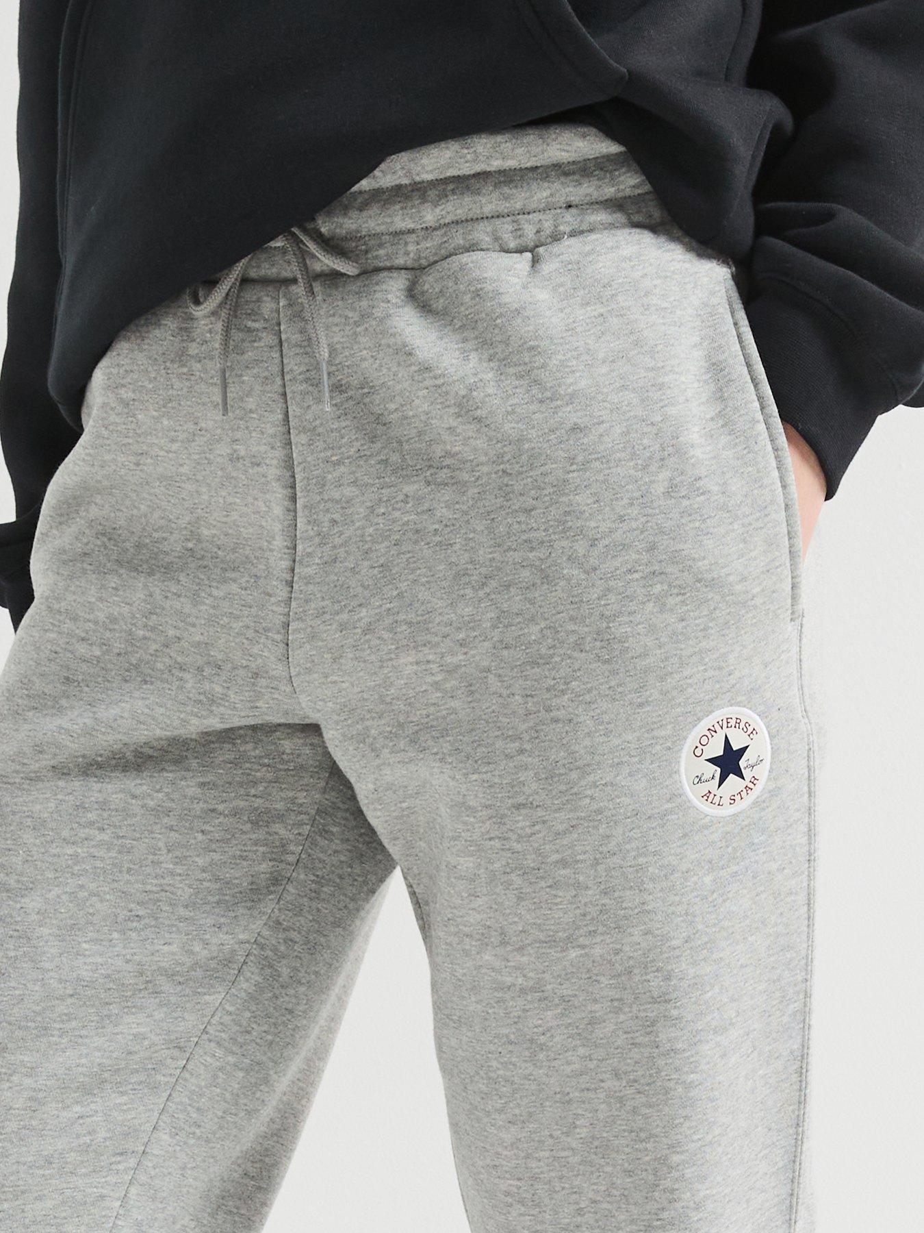 Image 4 of 6 of Converse Womens Standard Fit Core Chuck Patch Pant - Grey