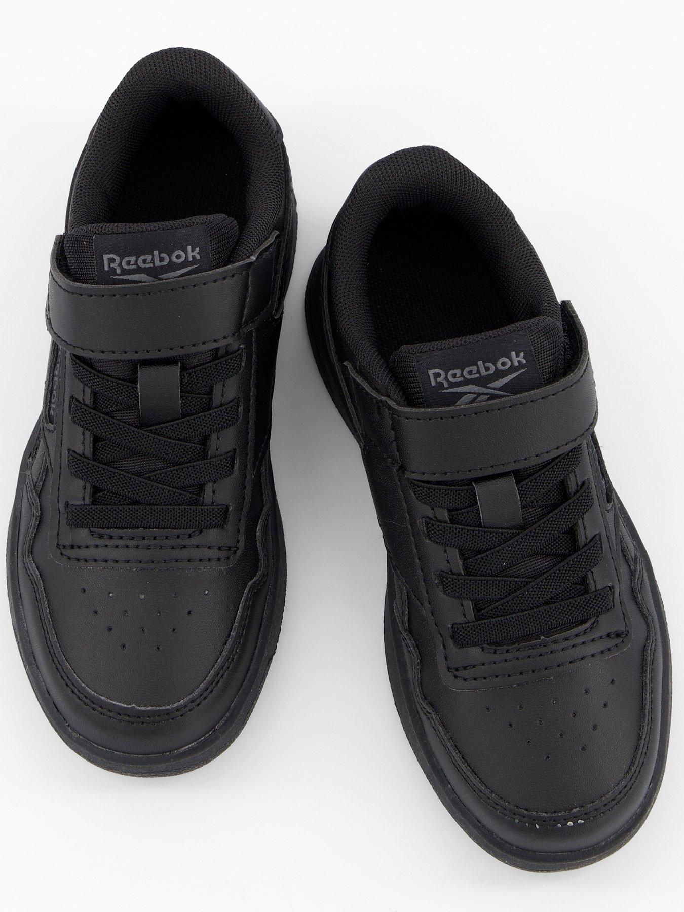  image of reebok-kids-court-advance-elastic-amp-top-strap-trainers