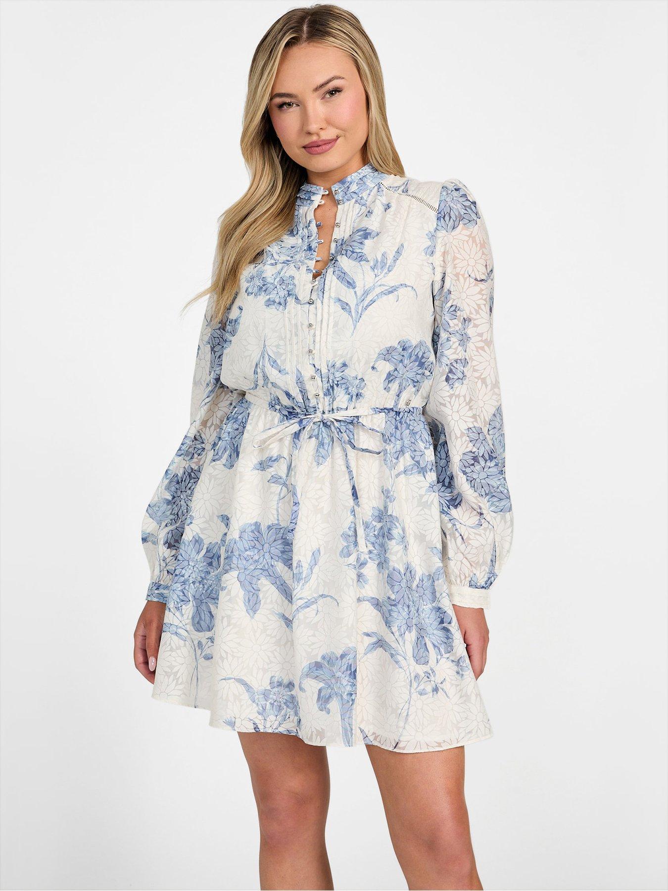undefined Adlaide Ls Flare Dress