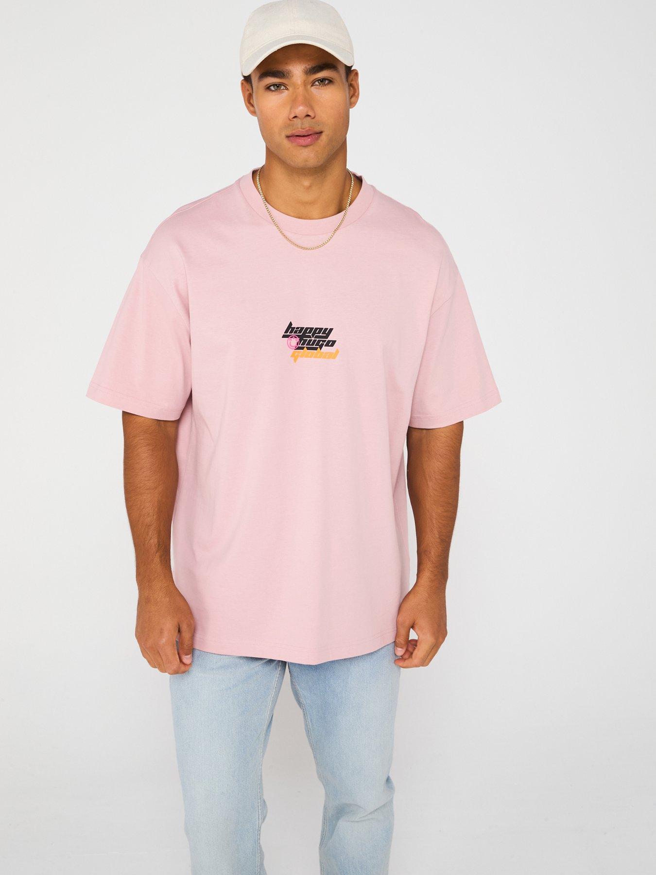 hugo-blue-nerperi-global-logo-loose-t-shirt-light-pink