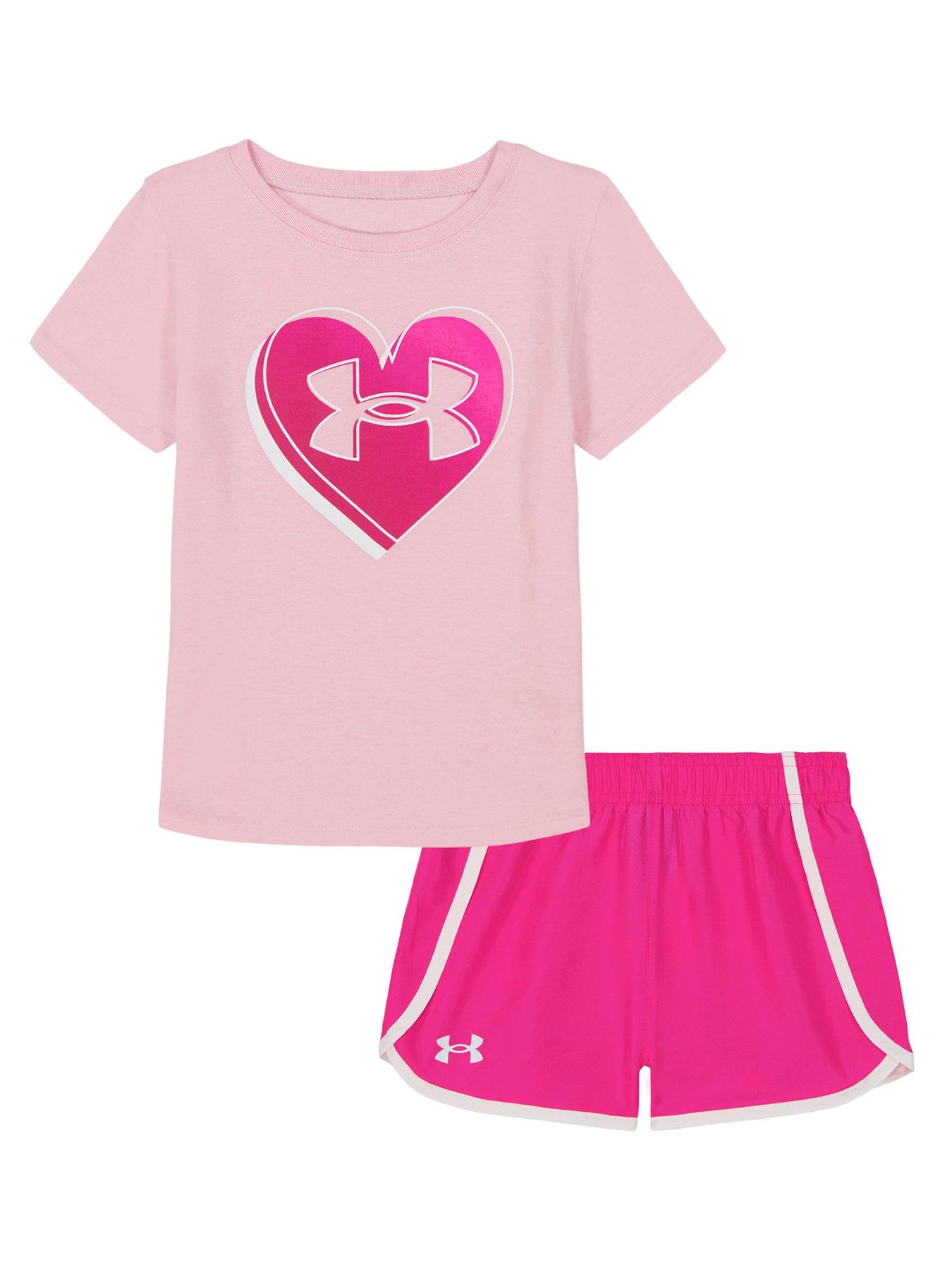 under-armour-kids-girls-heart-woven-short-set-prime-pink