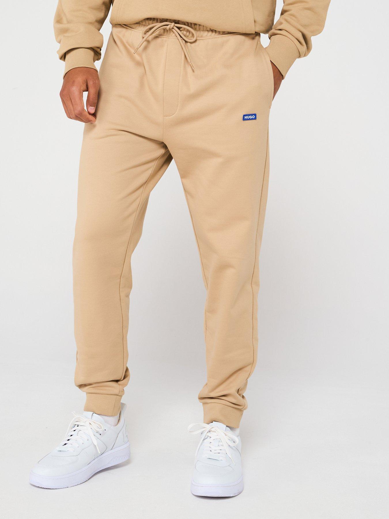 hugo-blue-napin-regular-fit-joggers-beige