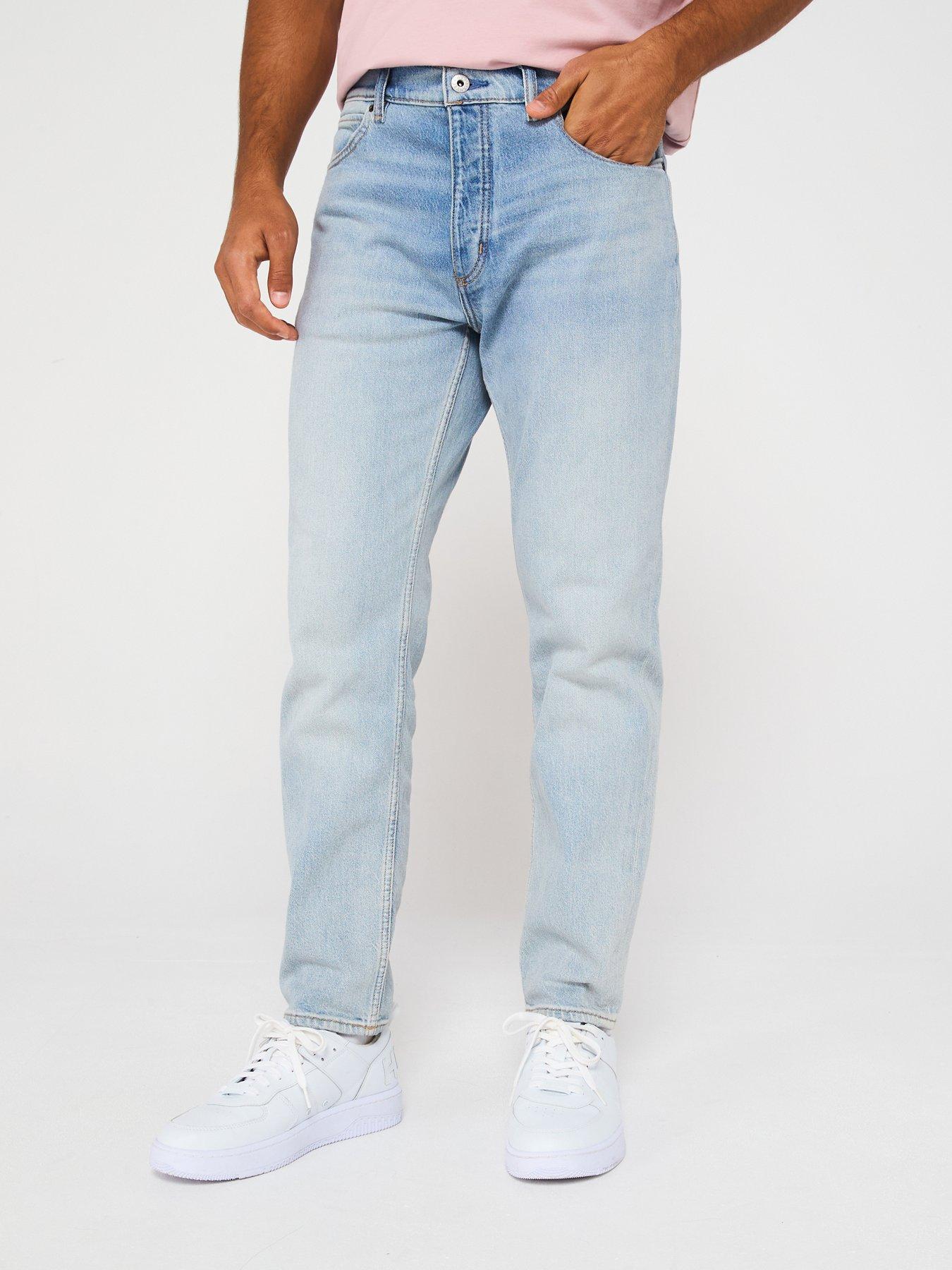 hugo-brody-tapered-fit-jeans-light-wash