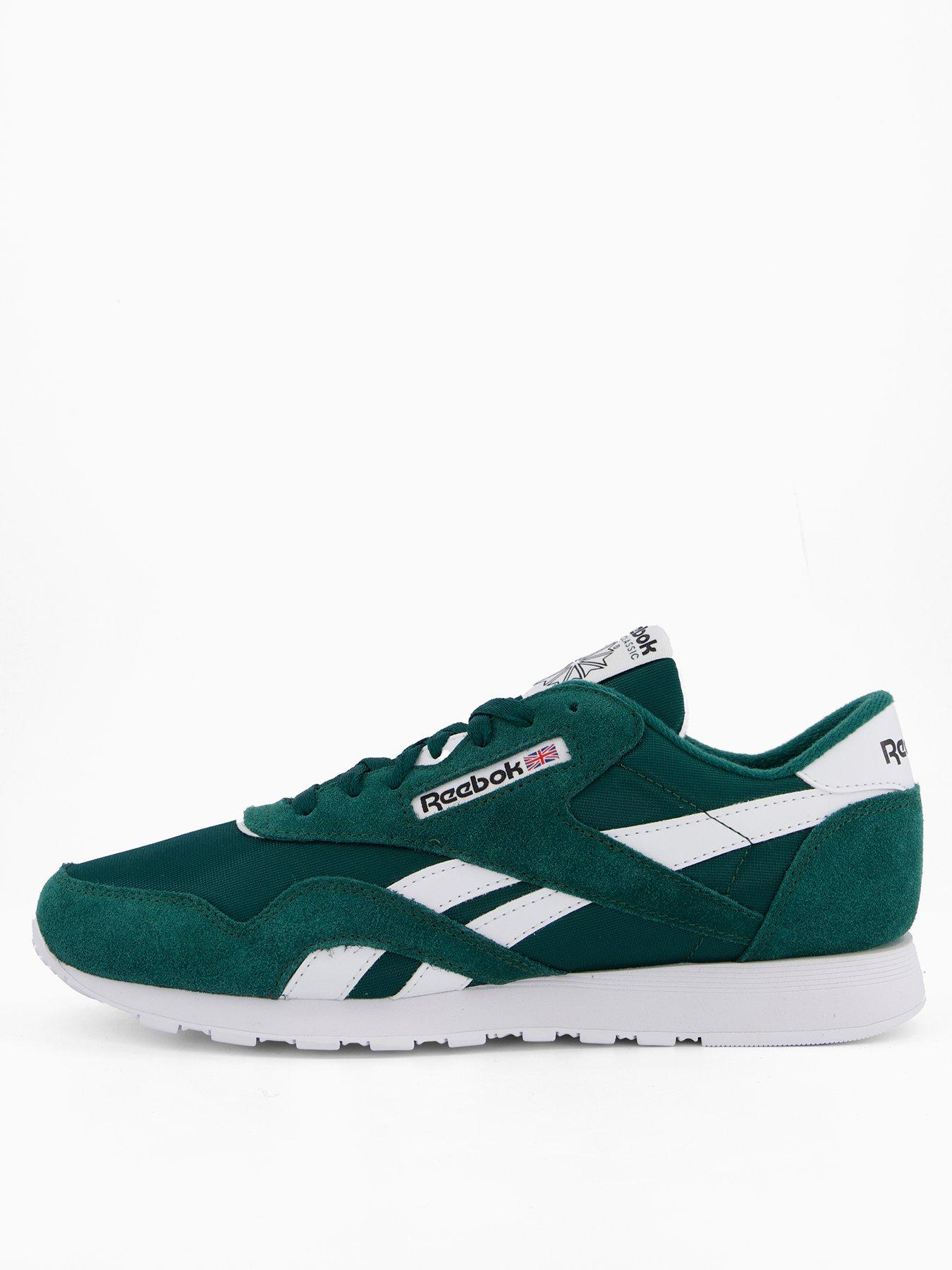 reebok-mens-classic-nylon-trainers-green