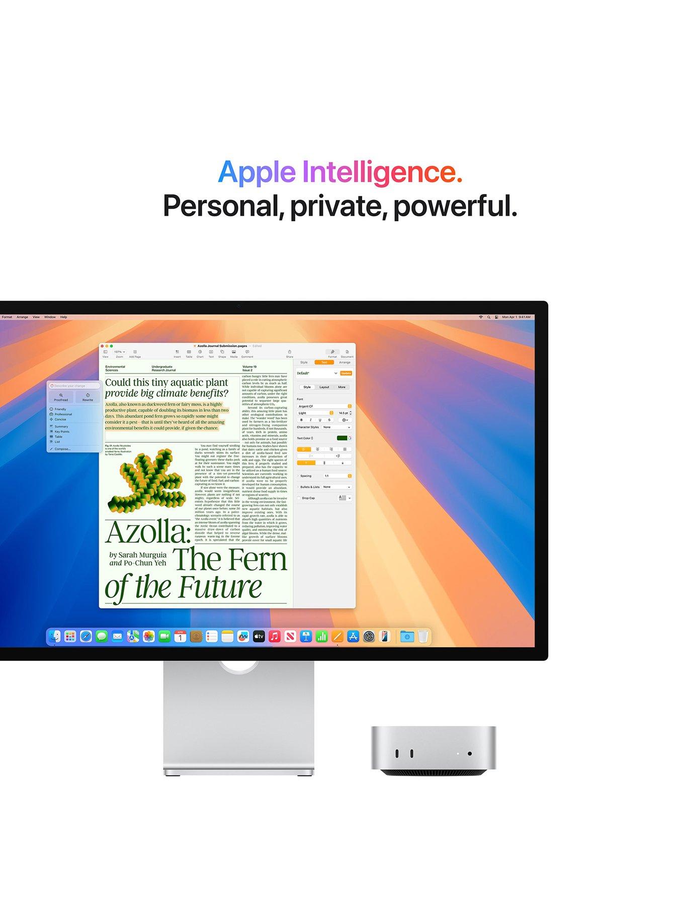 Image 4 of 8 of Apple Mac mini (M4, 2024) with 10-core CPU and 10-core GPU, 16GB, 512GB SSD - Silver