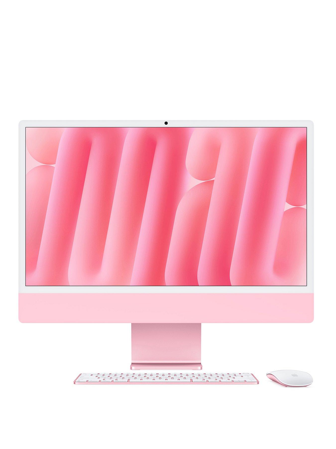 Image 1 of 7 of Apple iMac (M4, 2024) 24 inch with Retina 4.5K display, 10-core CPU and 10-core GPU, 512GB SSD - Pink