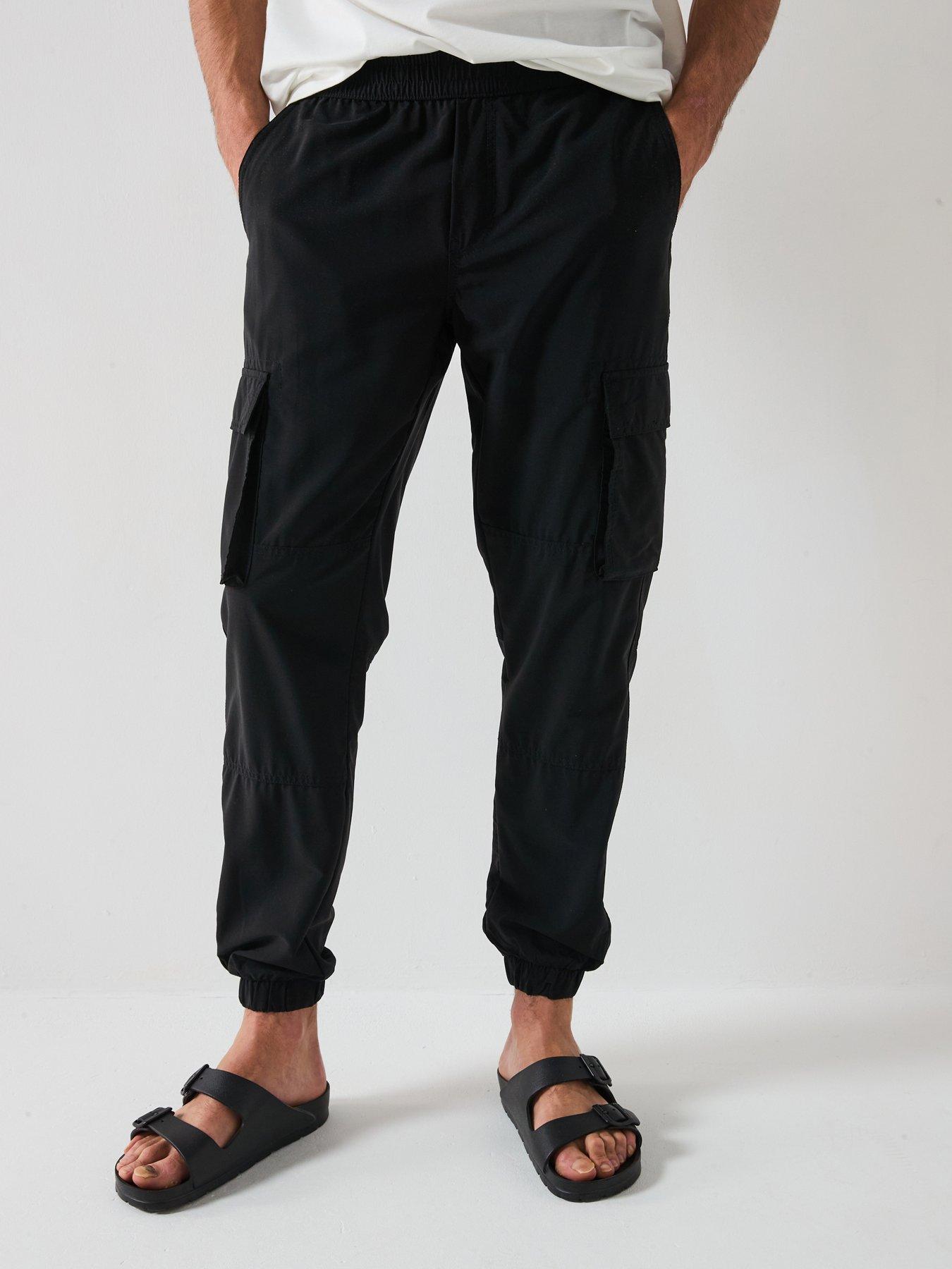 undefined Only  &  Sons Cam-rel Sport Cuffed Cargo Pants - Black