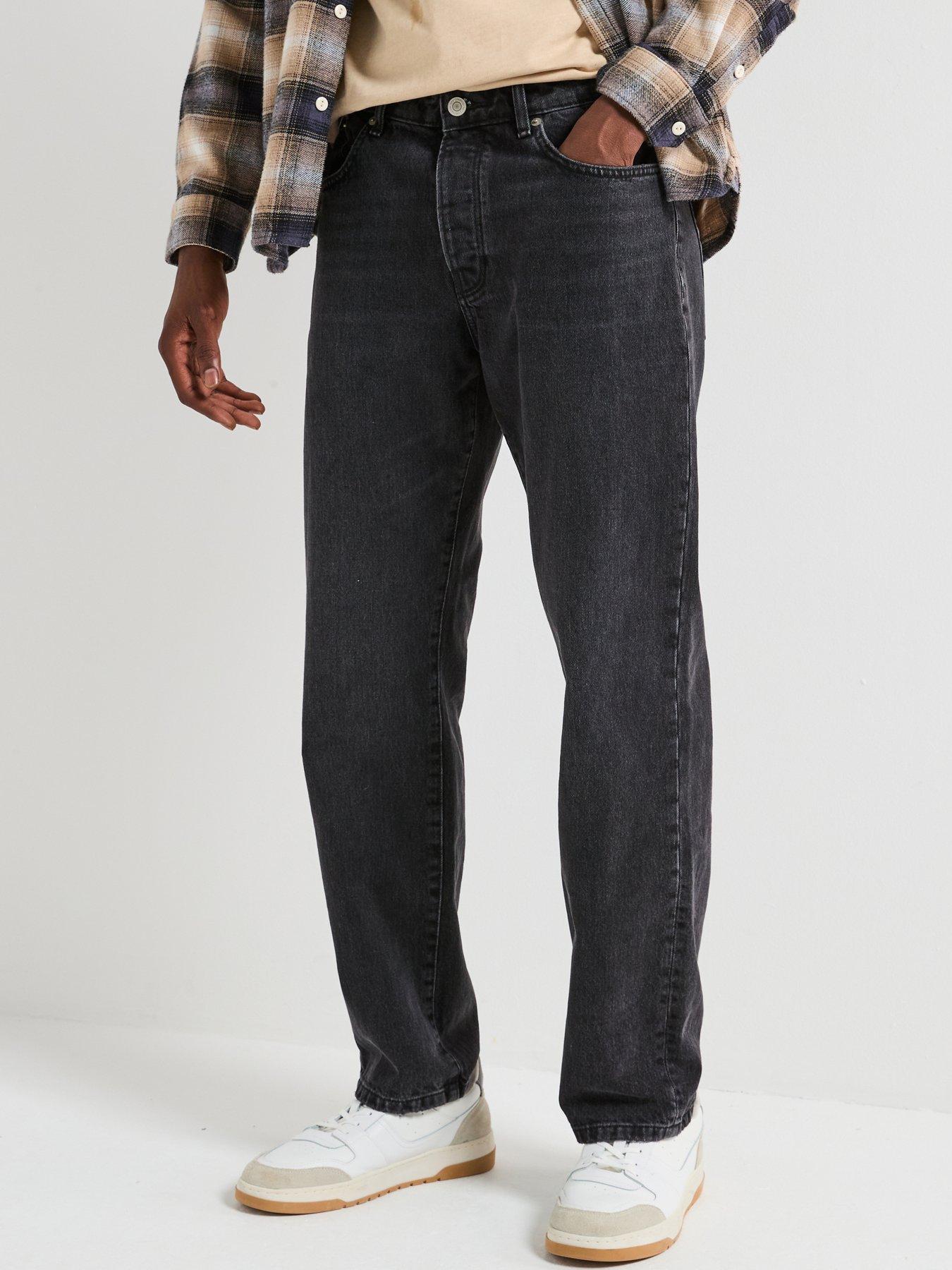 undefined Edge Straight Fit Jeans - Black