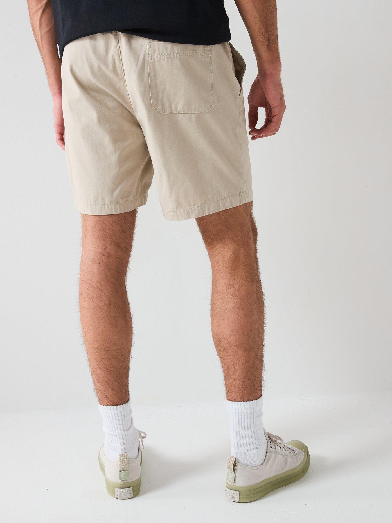 Image 2 of 6 of ONLY & SONS Tel Life Regular Fit Shorts - Beige