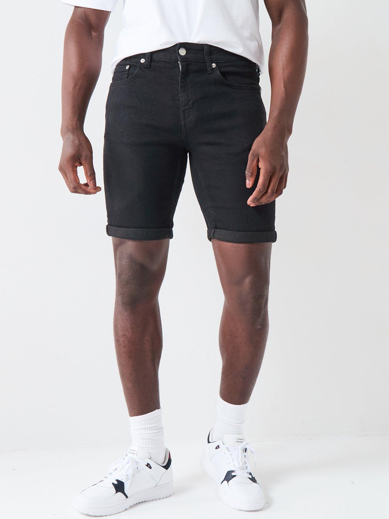Image 1 of 4 of ONLY & SONS Only &amp; Sons Ply Pim Denim Shorts