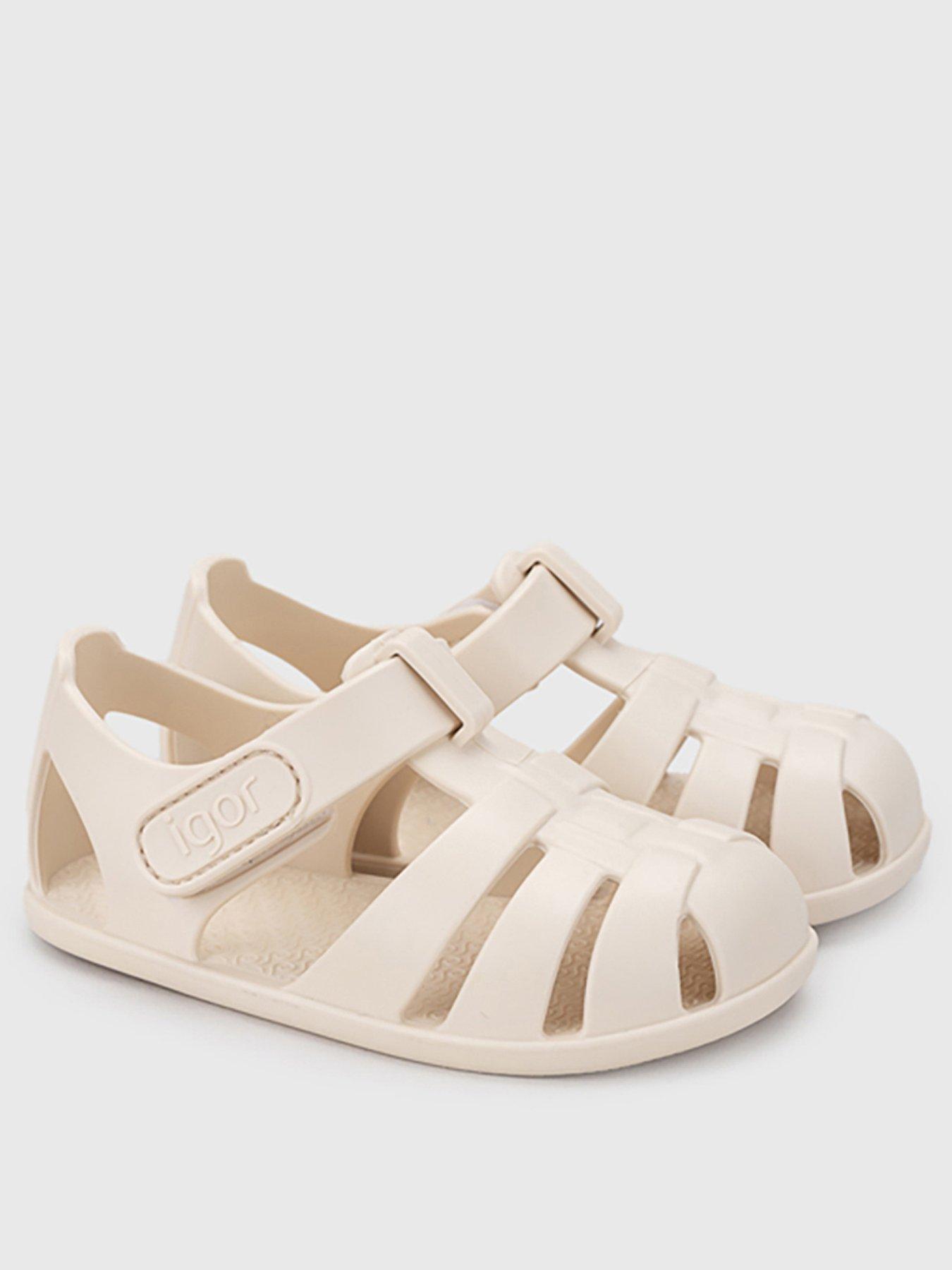 Image 2 of 4 of Igor Nemo Solid Barefoot Sandal - Beige