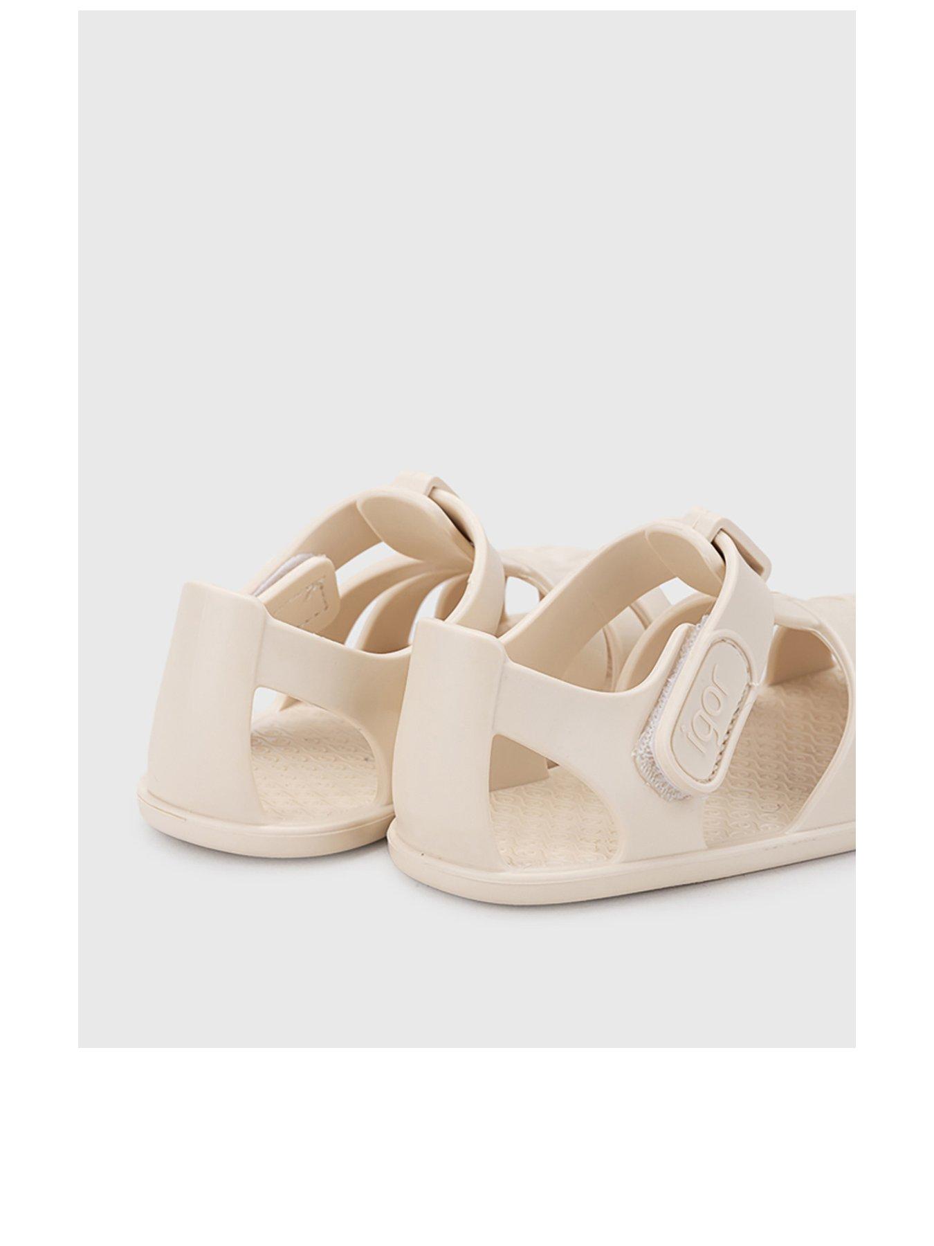 Image 3 of 4 of Igor Nemo Solid Barefoot Sandal - Beige