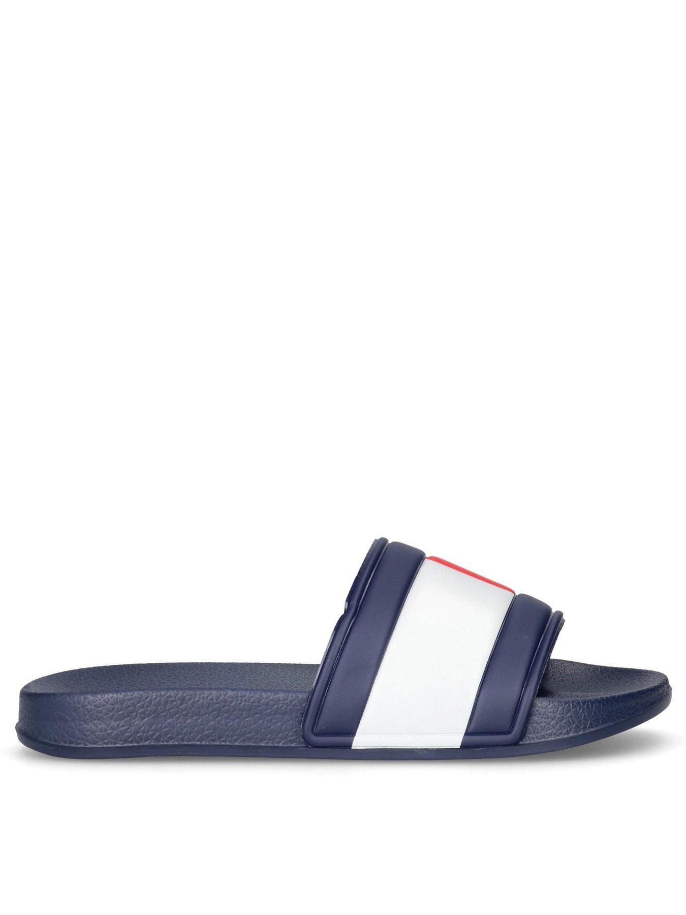 tommy-hilfiger-kids-flag-print-pool-slide-blue