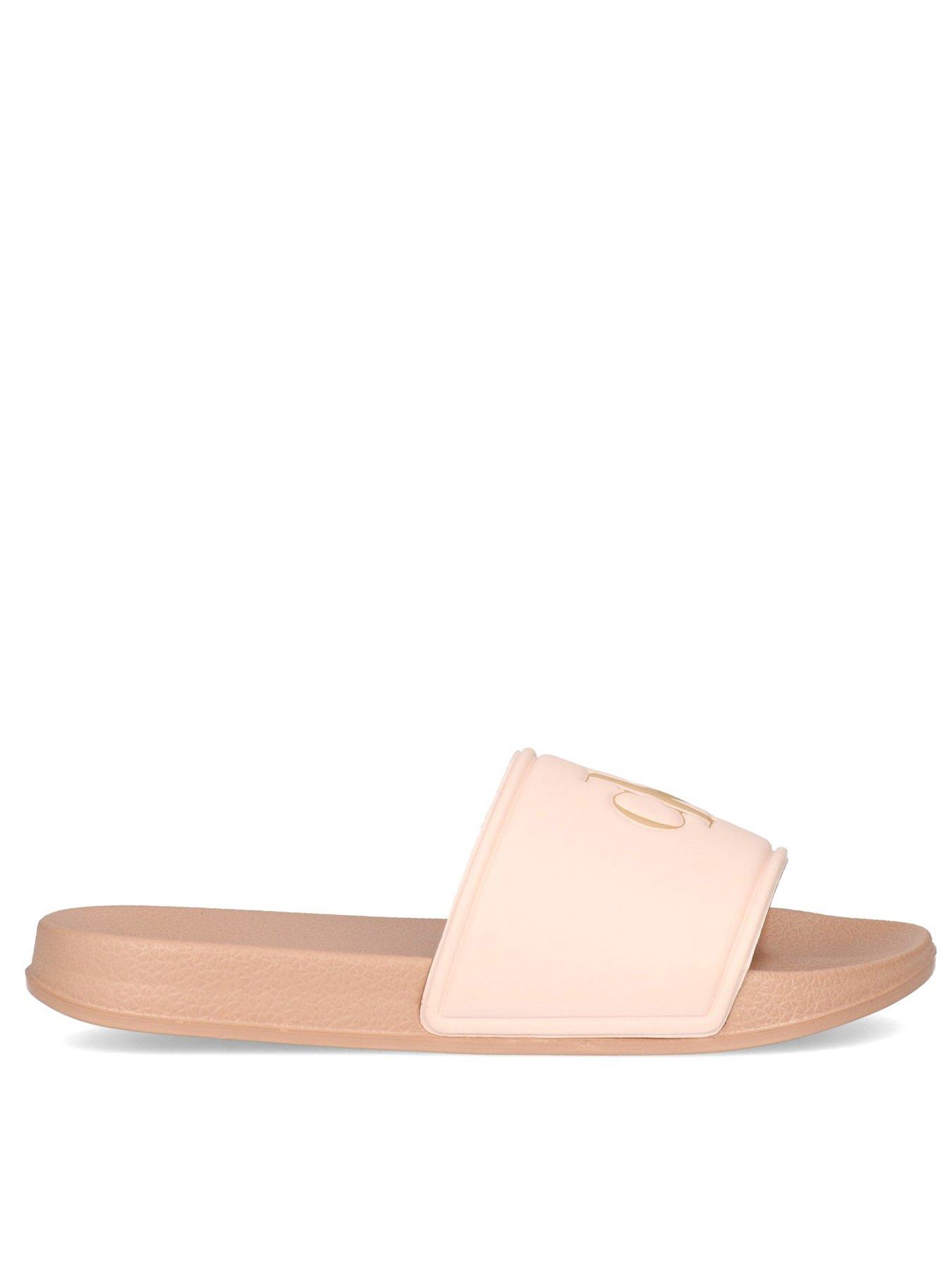 calvin-klein-jeans-girls-logo-print-pool-sliders-pink