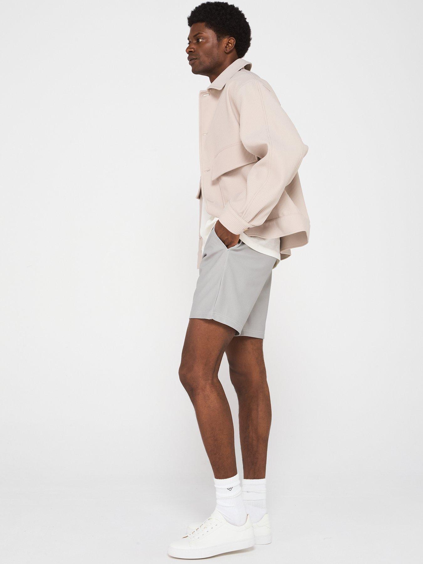 Image 4 of 4 of ONLY & SONS Fred Life Relaxed Plizze T-shirt - Limestone