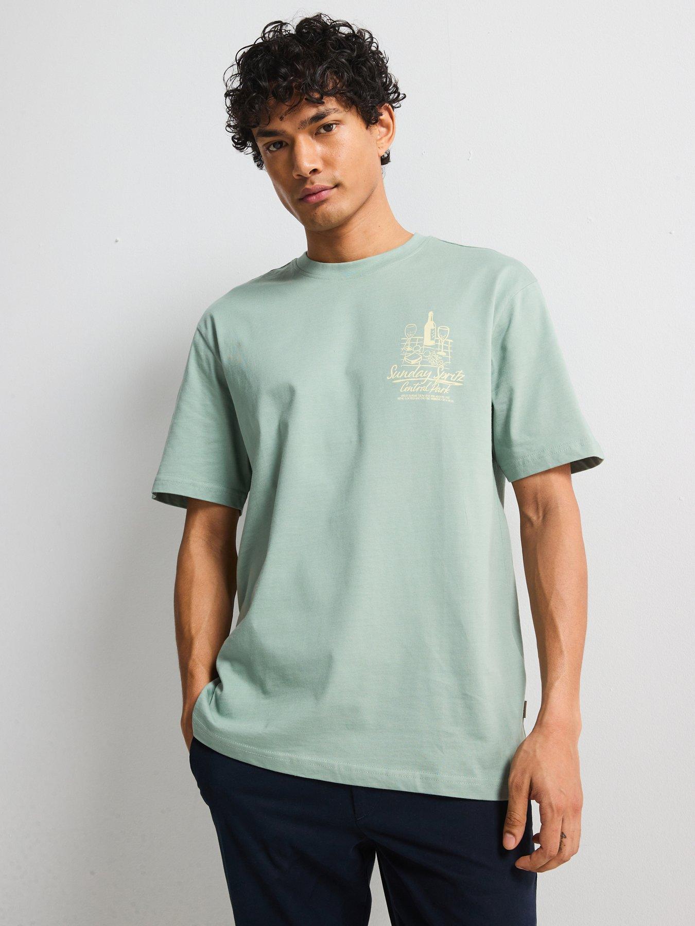 only-sons-bistro-rlx-short-sleeve-t-shirt-green
