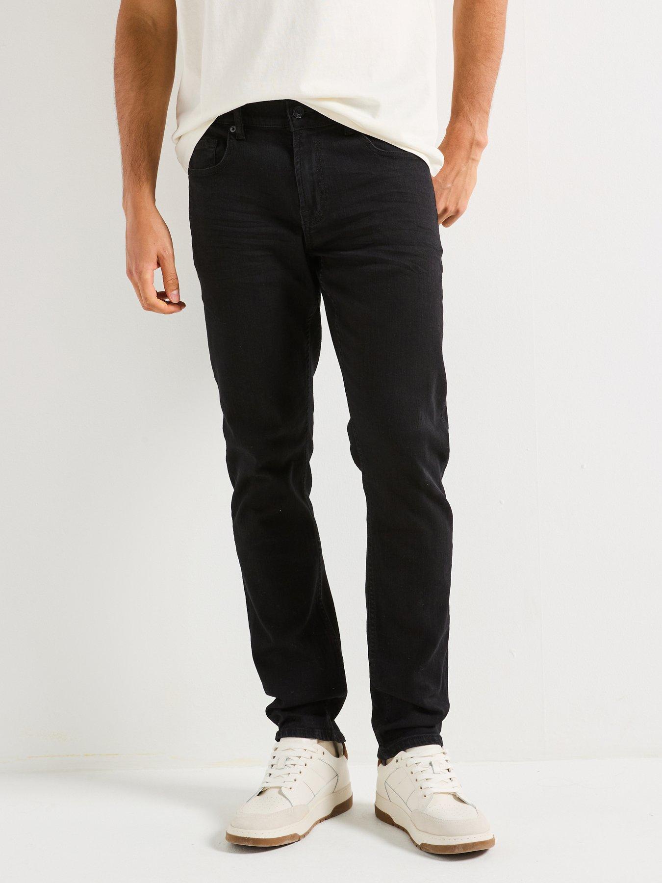 undefined Loom Slim Fit Jeans - Black
